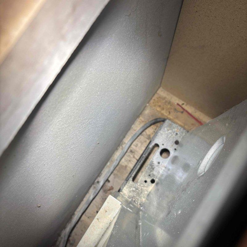 Conducted on-site evaluation for new gas line installation to accommodate stove replacement. Assessed existing gas supply routing through HVAC chase and ductwork area, documenting current piping configuration and available pathways for new branch line. Determined optimal route from main gas supply to kitchen appliance location, accounting for structural obstacles and code compliance requirements for proper sizing and support.