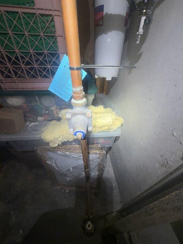 Responded to callback for water supply line leak at newly installed toilet. Upon inspection, identified leak at compression fitting connection between supply line and fill valve inlet. Tightened compression nut and verified secure connection with no additional leakage during pressure test.
