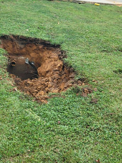 
We were called out to a customer's home because they found a hole in their yard that they believed went to a septic tank. We went out and found that the hole did go to a septic tank. We crushed and filled the old septic tank and covered it so that it does not cause problems for the homeowners in the future.