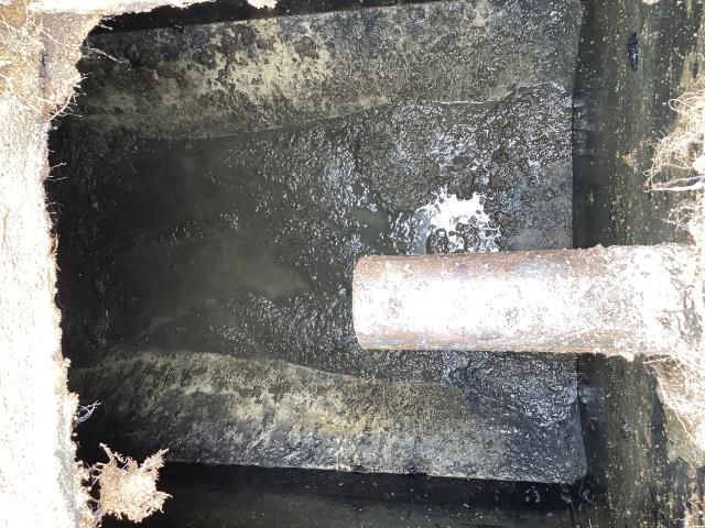 
We went out to a mobile home park in Dudley to check the condition of their septic tank. The tank was found to be in good condition, but it needed to be pumped out.