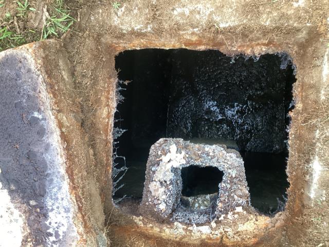 
We went to a mobile home park in Dudley to check the condition of their septic systems. We found that the septic system needed to be pumped out, but it was working properly and in good condition.