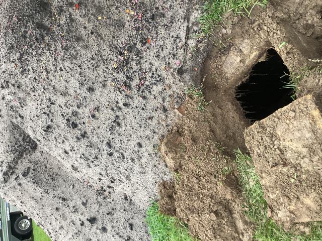 We went out to this home in Goldsboro to pump the septic system for the install crew to go out and install a new system. 