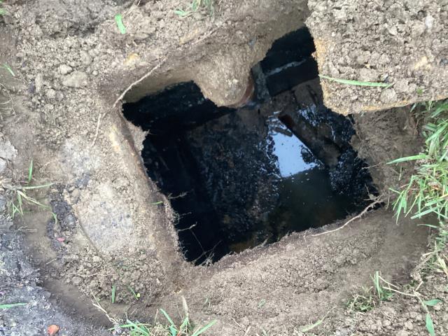 We went out to this home in Goldsboro to pump the septic system for the install crew to go out and install a new system. 