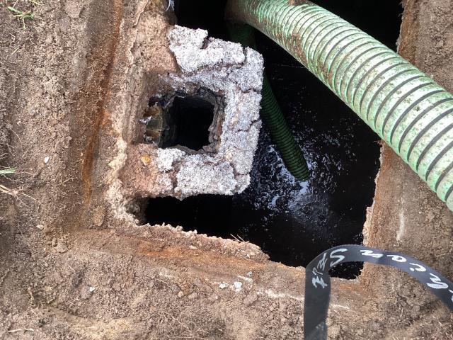 
We were called out to a customer's home in Goldsboro due to a sewer back up. We went out and found that the septic system needed to be pumped out. We pumped out the septic system and cleaned it up. The customer is no longer seeing signs of back up.