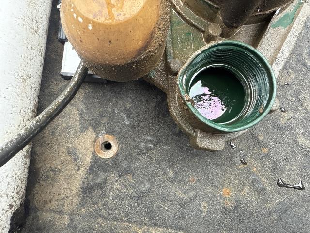 
I went out to a business to replace a septic pump. I found that the pump was bad and needed to be replaced. I installed the new pump where the pipe screws into the pump, the actual piece on the pump was warped and it was spraying water everywhere. There was no way to seal it to keep it from doing that, so I had to replace the old pump.