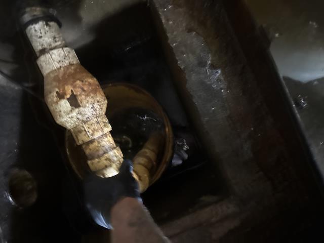 
I went out to a business to replace a septic pump. I found that the pump was bad and needed to be replaced. I installed the new pump where the pipe screws into the pump, the actual piece on the pump was warped and it was spraying water everywhere. There was no way to seal it to keep it from doing that, so I had to replace the old pump.