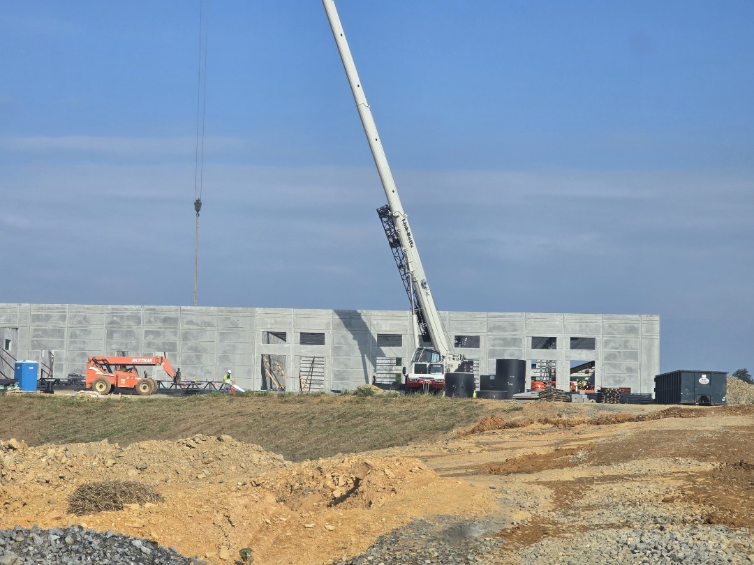 The Columbia Gas building is coming along well!  
