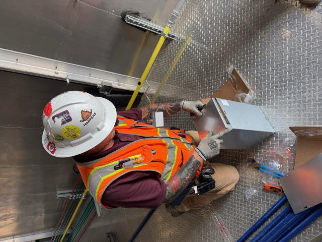 Installing troughs in AHUs