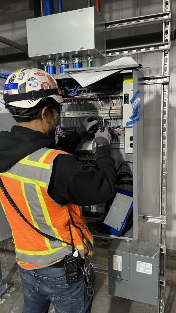 Terminating BMS panel 