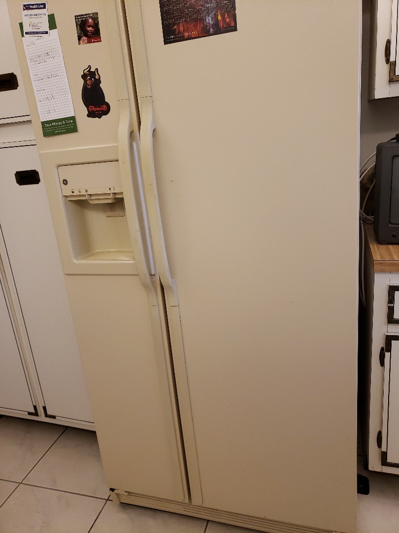 GE refrigerator  leaking 