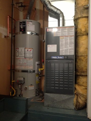 Furnace and water heater replacement