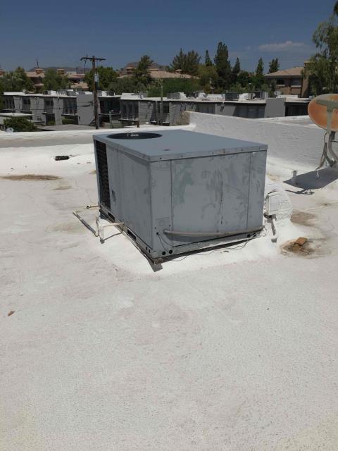 Scottsdale, AZ - In Scottsdale, near North 74th Street and East Mariposa Drive performing a diagnostic on an ICP package heat pump. System was said to not be cooling to desired temperature, but I found no issues with system. Indoor temperature and thermostat are both at 73 degrees. Upon departure, unit is working properly. Scottsdale, AZ - In Scottsdale, near North 74th Street and East Mariposa Drive performing a diagnostic on an ICP package heat pump. System was said to not be cooling to desired temperature, but I found no issues with system. Indoor temperature and thermostat are both at 73 degrees. Upon departure, unit is working properly.