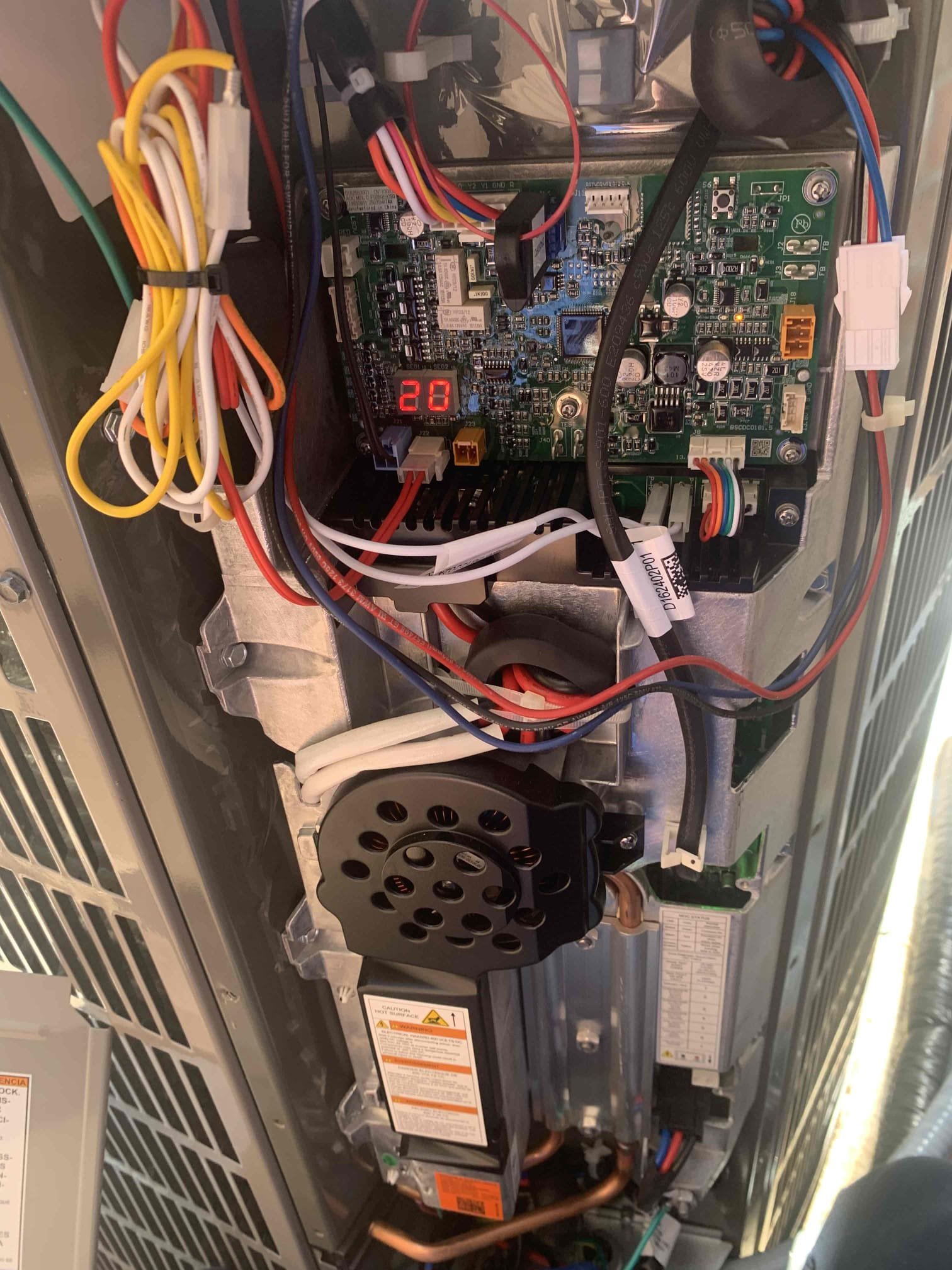 Ac preventative maintenance on 2 gas systems, downstairs from 2025 and upstairs from 2019. Customer did provide me with air filters to replace today sizes are 20*25*4 for upstairs and 20*25*1 and 10*10*1 for downstairs. 

During my inspection I checked electrical connections and components, checked temperatures, washed the coils outside, inspected the systems for dirt buildup, and treated the drain lines of the systems. 

On the upstairs system I found the compressor to be starting heavy, a weak capacitor, and both systems don’t have surge suppressors. I brought it up to the customer and he decided to leave everything as is for today. 

Overall the systems are running and cooling at this time 