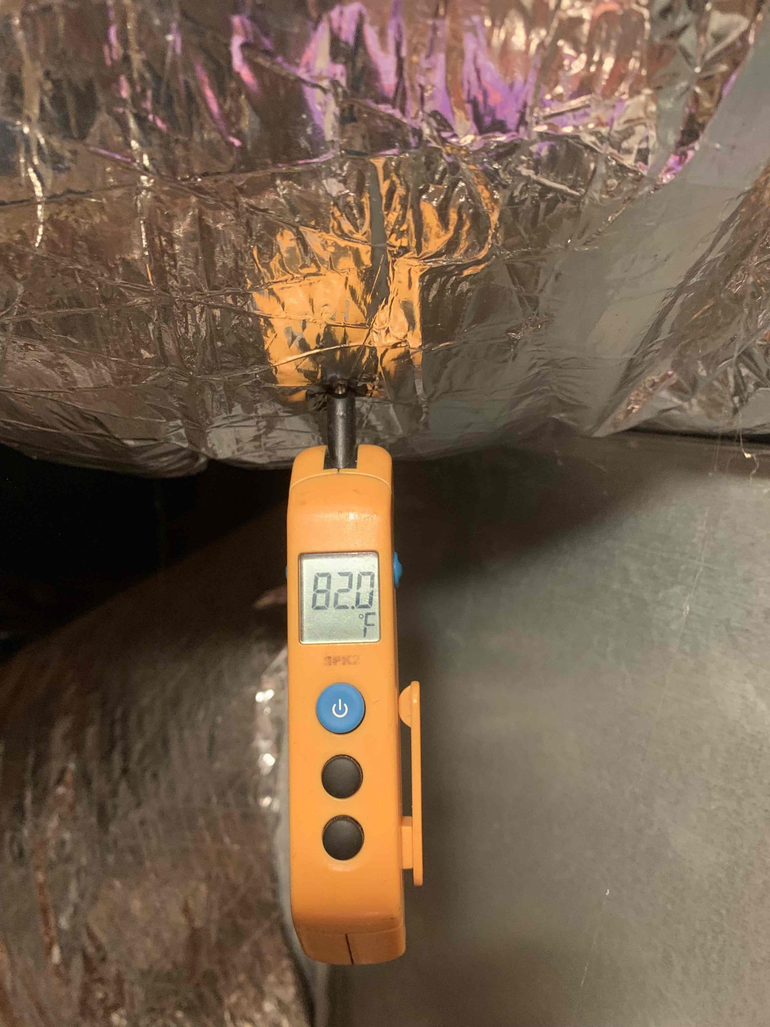 Upon arrival client stated that he needed the thermostat recalibrated, check his humidity settings and connect the Wi-Fi to his thermostat. We connected Wi-Fi with router information client provided, we recalibrated the thermostat and adjusted the humidity settings. We proceeded with the cooling maintenance and tested all electrical components inside on the unit in the attic. All tested within manufacturer specifications. We treated the drain lines of with total c and changed the filter. Temperature drop was 17 degrees. We proceeded to the outside unit to test all electrical components and run and start amps of the compressor and fan motors. We found that the outdoor unit was not running while the thermostat was calling for cooling. We brought the homeowner outside to show him and tested the capacitor. We found the capacitor to be failing at 37.4/ 40 ufs. Homeowner elected to have us replace the capacitor. All other electrical components tested within manufacturer specifications. Start