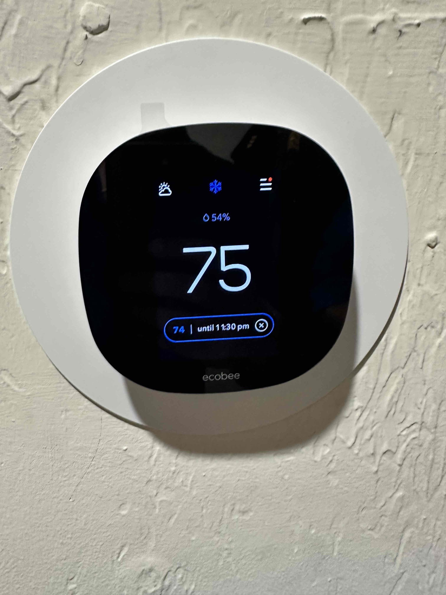 Upon arrival, we found the humidity was lower than what it was back in June. We found the humidity was at 68% today. We went through and fine tuned both thermostats and the airhandler. This brought the humidity down to 55% before leaving. Customer is interested in pricing for a humidity fan for the master bathroom. Jesse will build an estimate. 