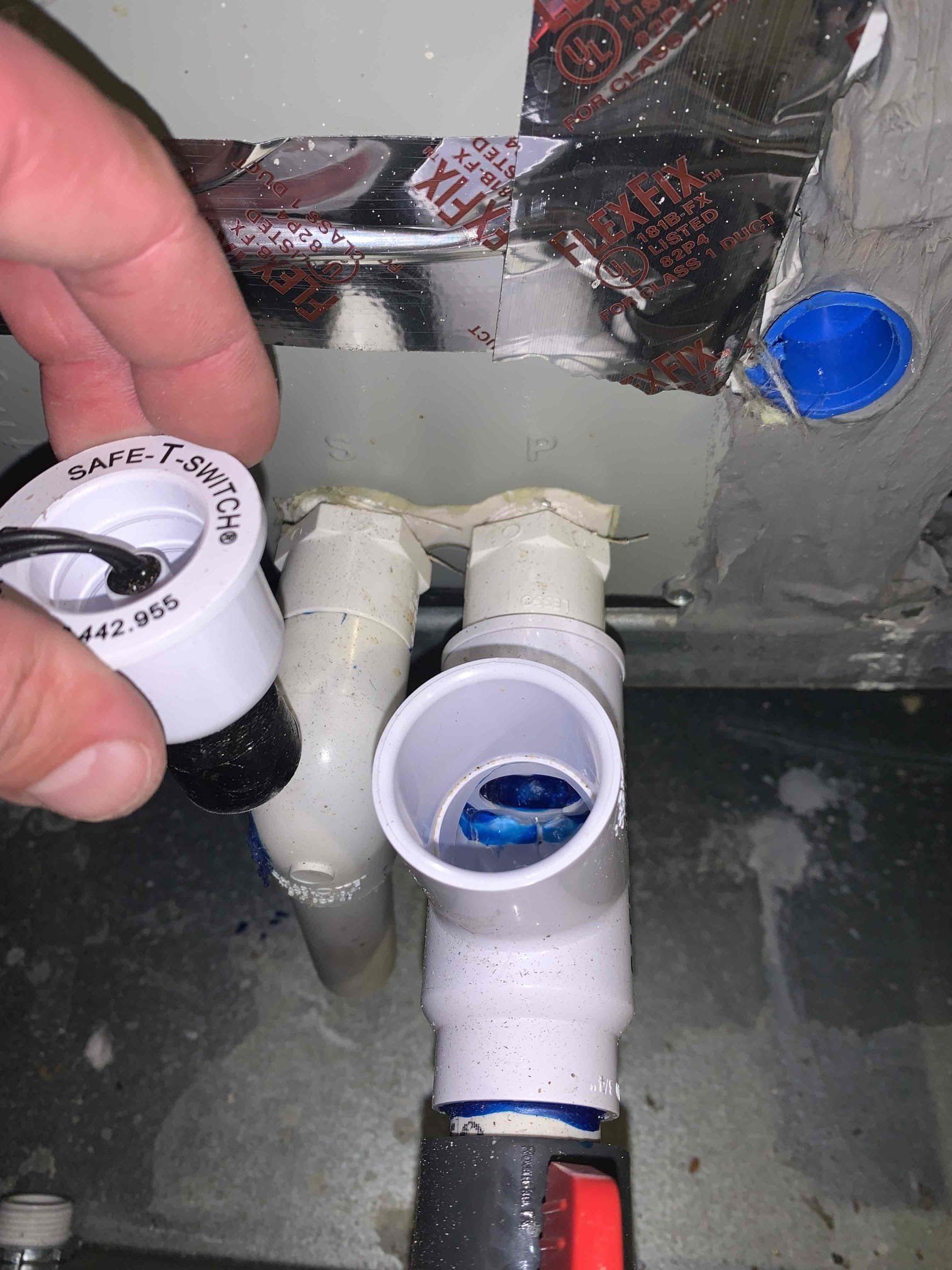 Upon arrival client stated that the thermostat was reading negative 40 degree on the display after a surge in power here recently. Also that there are a hot and cold room in the house. The two rooms being both children’s bedrooms in the hallway. I adjusted dampers to see if that would help balance out the hot room and cold room. The duct work is flex duct going into metal duct both supplies are separate from each other. Advised client to give it a week or two to allow adequate amount of time for feedback. I provided estimates for surge protection and air balance.

  Preformed single system maintenance on a 2 stage gas system. I tested all electrical components on the inside unit. All tested within manufacturer specifications. Temperature across the coil was 18 degrees 73 return air and 55 degrees supply. I treated the main drain line with total c. Filter did not need to be changed at the time of inspection. I proceeded outside to test all electrical components, along with start and run