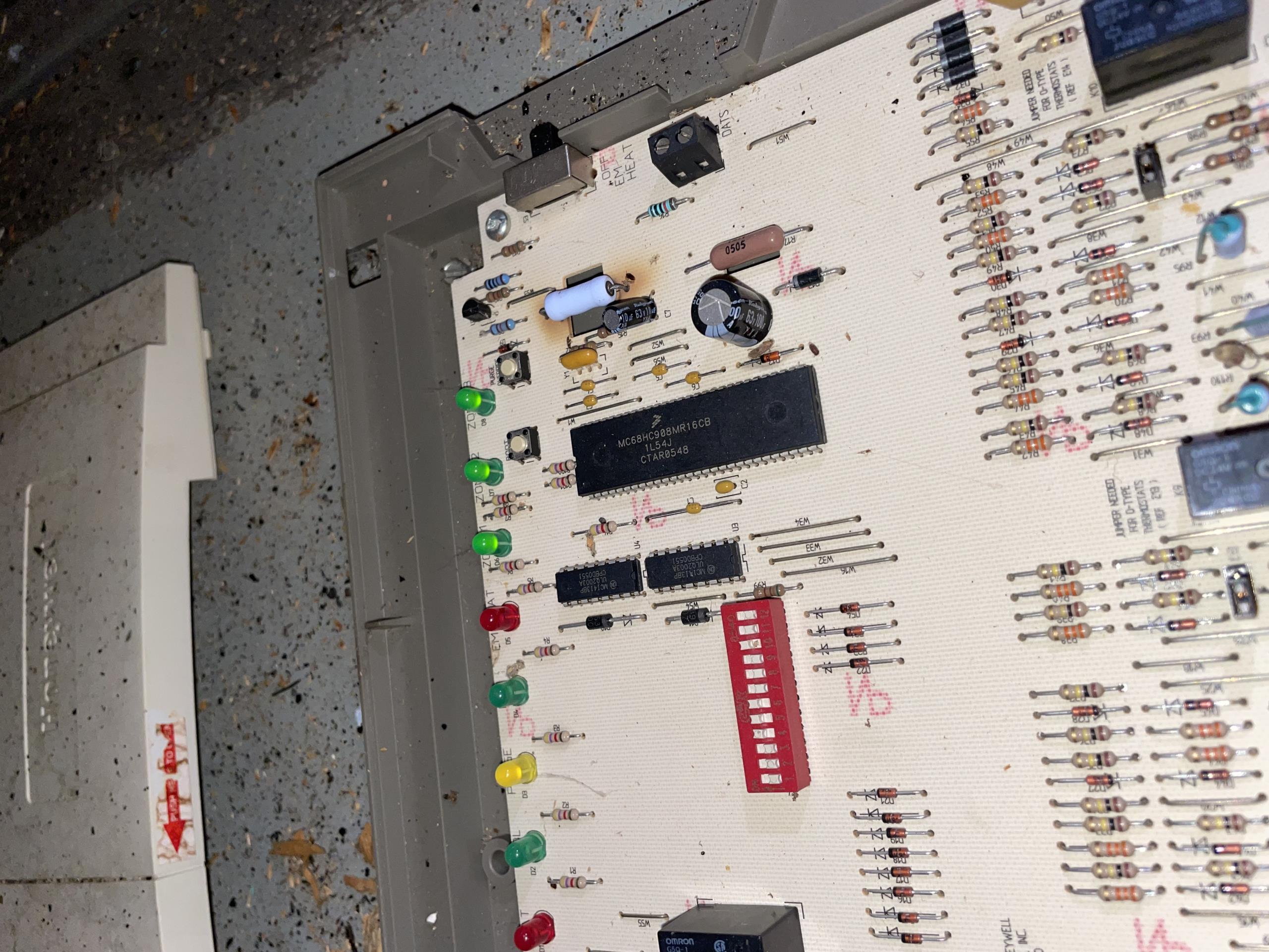 Arrived to the upstairs unit not cooling properly. Our clients stated the downstairs was cooling properly but the upstairs area was not cooling and he had one single vent that was very loud pushing a lot of air at the top of the stairs. I proceeded into the attic and began to test and inspect the equipment. I ultimately diagnosed a failed upstairs thermostat. I showed my findings to our clients and gave him options to replace the thermostat. He elected to purchase and replace the thermostat himself. 
I sent him an estimate to install a thermostat if he is unable to complete it himself. 
I put back the old thermostat and the damper motor closed. Our clients stated is aware that the motor is directly connected with the thermostat.
