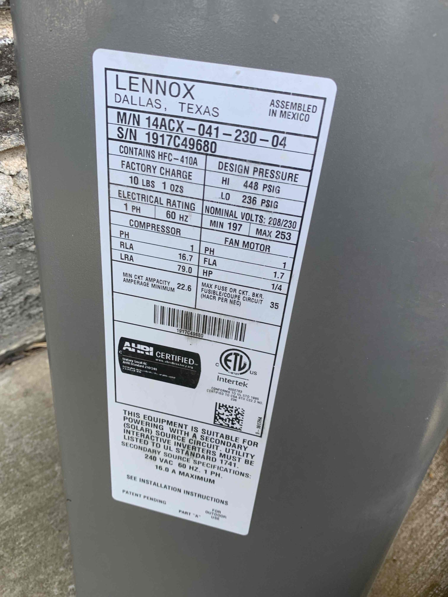 1. Visually inspected condenser coil for debris/ dirty.
2. Inspected condenser fan motor.
3. Inspected condenser fan blades.
4. Inspected/ cleaned wiring connections.
5. Tested compressor/ condenser fan motor capacitor.
6. Checked compressor amp draw.
7. Checked condenser fan motor amp draw.
8. Inspected / replaced return filter.
9. Inspected return plenum for debris/ dirty.
10. Inspected evaporator coil.
11. Inspected blower motor/ blower wheel.
12. Checked blower amp draw.
13. Measured temperature differential from supply to return. 20 degrees measured.
14. Inspected drain lines and treated to prevent blockages 
15. Rinsed condenser unit to promote heat exchange
16. Replaced and dated filters

Both contactors were displaying burning and pitting on the contacts, as well as testing over 20 ohms. The upstairs unit that has the coil leak last yr looked much worse than the other. Homeowner elected to replace this contactor before it fails. The other contactor we will continue to monitor. 