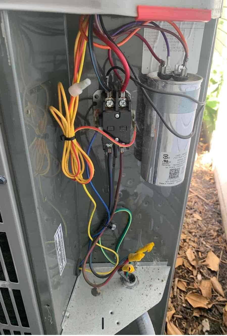 Preformed QC on upstairs unit install. Adjusted airflow from 250 cfm to 350 cfm. Tested refrigerant pressure all pressure were reading at acceptable levels. Temperature splits were good at 18-20 degrees. Customer knows how to operate Trane thermostat and app. Unit was properly leveled and all wire connects were tight. Breakers were properly sized, tested and checked drain line float switch. unit in good working order upon departure.


GENERIC CONTACTOR * 2 POLE 35 - 40 AMP 24V

CONTACTORS ARE SWITCHES THAT USE HIGH VOLTAGE TO HELP COMPONENTS IN YOUR UNIT. SINCE THEY ARE IN CONSTANT USE, THEY DO NEED TO BE REPLACED OCCASIONALLY.