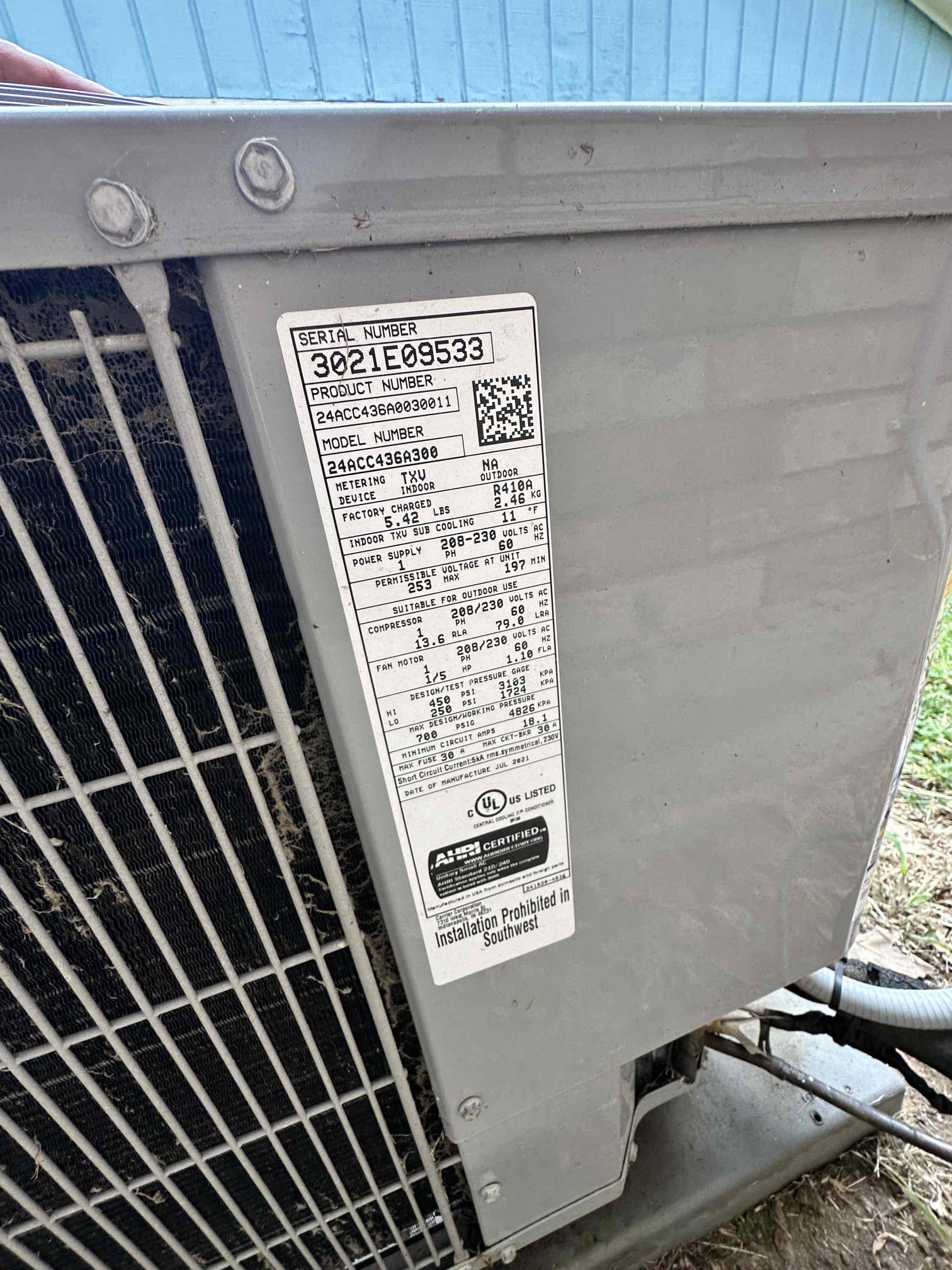 Upon arrival, I found that the outdoor unit was not getting voltage. I confirmed at the furnace board that my voltage was being sent outside. I determined that the thermostat wire is broken somewhere in the ground. Customer approved running a new thermostat wire and Jacob came to assist. System is operational and cooling.