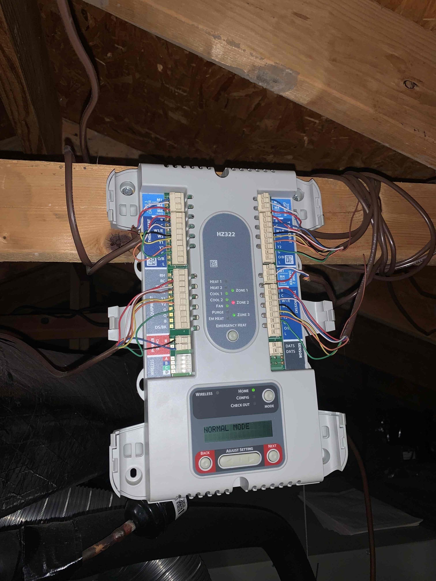 Arrived on site customer stated he started smelling a burning smell and shut off the thermostat to the master bedroom. However, the thermostat outside the room wired to the same system was still on. Tested voltage on transformer and measured 24V. Jumped R to G for fan and the blower motor was not running. Measured 120 volts at power plug to motor and noticed burn marks on the ground pin to the motor. Advised homeowner that his blower motor has burnt out and this could be due to either a power surge or a lack on return air. Unit shut off at outdoor breaker to prevent damage to the system. System is under parts and labor warranty. Parts are being shipped and will arrive Friday afternoon. Window unit delivered to customer.