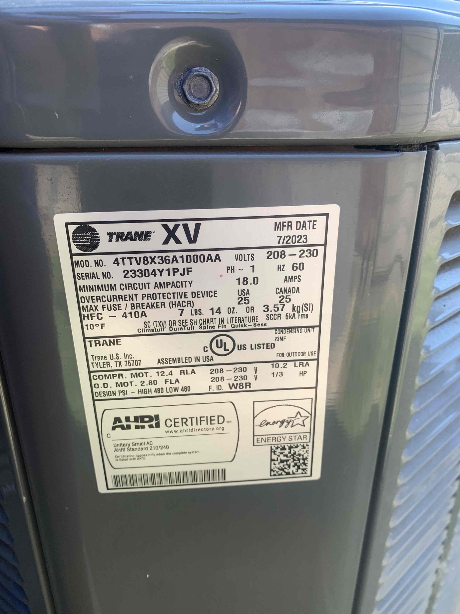 Arrived on site, found alerts on thermostat for low pressure lock out. Reset power on system and it came on. Measured refrigerant pressures and found there to be a restriction on the low side. Upon further inspection, we found that some of the TXV capillaries are touching the liquid line. Upon removing the sensing bulb and warming it up pressures returned to normal. We removed the capillaries from the liquid line and adjusted the bulb position to 2 o’clock from 3 o’clock. Pressures started to look better after this, but still indicating a restriction in the system. Informed homeowner that we will need to replace this txv under parts and labor warranty.
