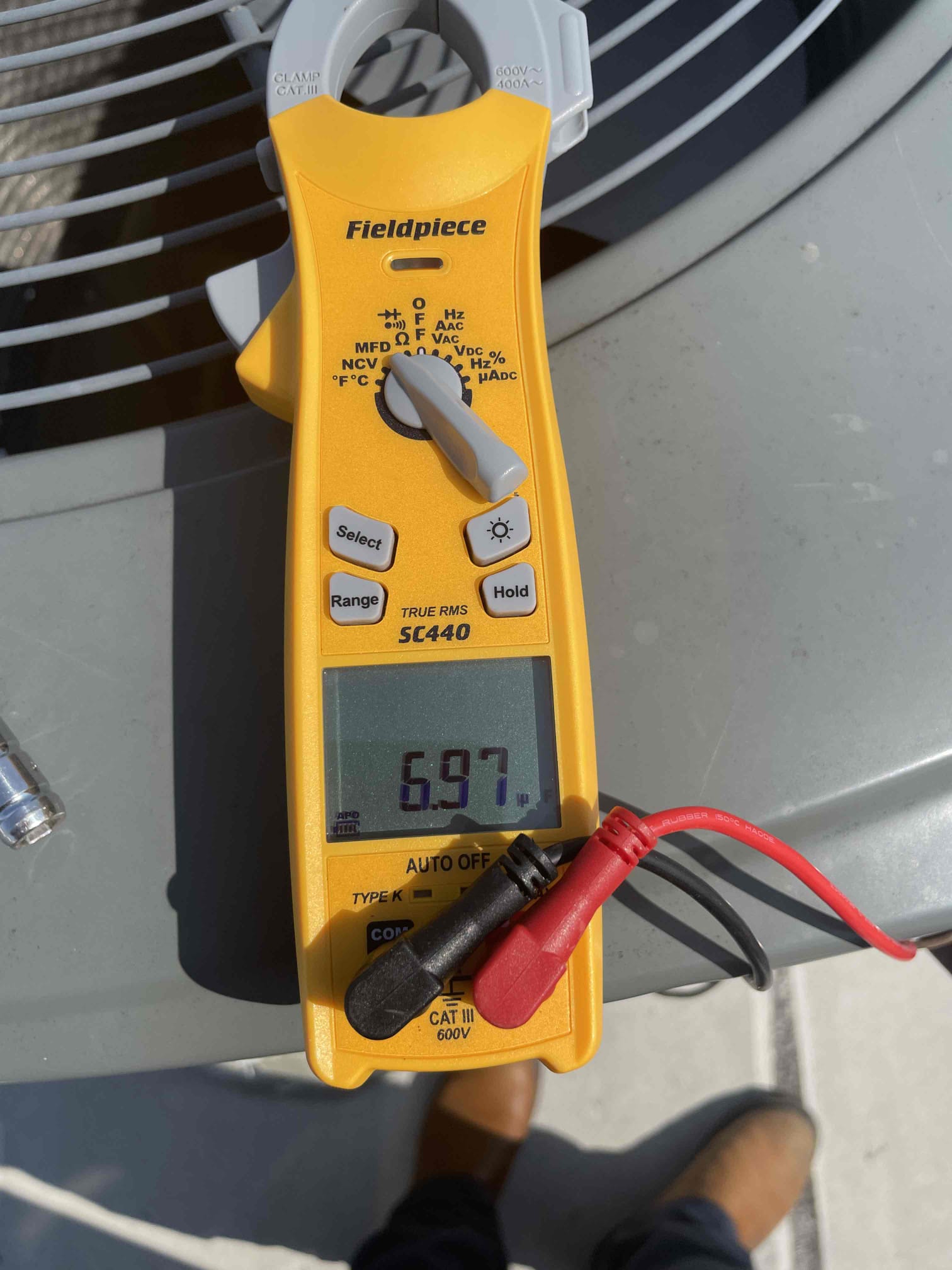 Performed a 3 commercial system spring maintenance. Tasks performed.
 1. Visually inspected condenser coil for debris/ dirty. 
2. Inspected condenser fan motor.
3. Inspected condenser fan blades. 
4. Inspected/ cleaned wiring connections. 
5. Tested compressor/ condenser fan motor capacitor,,,condenser fan capacitor on both units are failing,,7.5/5.0 MFD ,, they need to be replaced as soon as possible,,, we also recommended to install a hard start kit on both units , it will extend the life and stress on the compressor. 
6. Checked refrigerant pressures. 
7. Checked compressor amp draw. 
8. Checked condenser fan motor amp draw.
9. Inspected / replaced return filter,,filters are very dirty,customer will replace them later.
10. Inspected return plenum for debris/ dirty. 
11. Inspected evaporator coil,,unit #2 is extremely dirty, had 11 degrees split differential, evaporator needs to get cleaned as soon as possible.
 12. Inspected blower motor/ blower wheel,,,unit #2 is extremely dirty, h