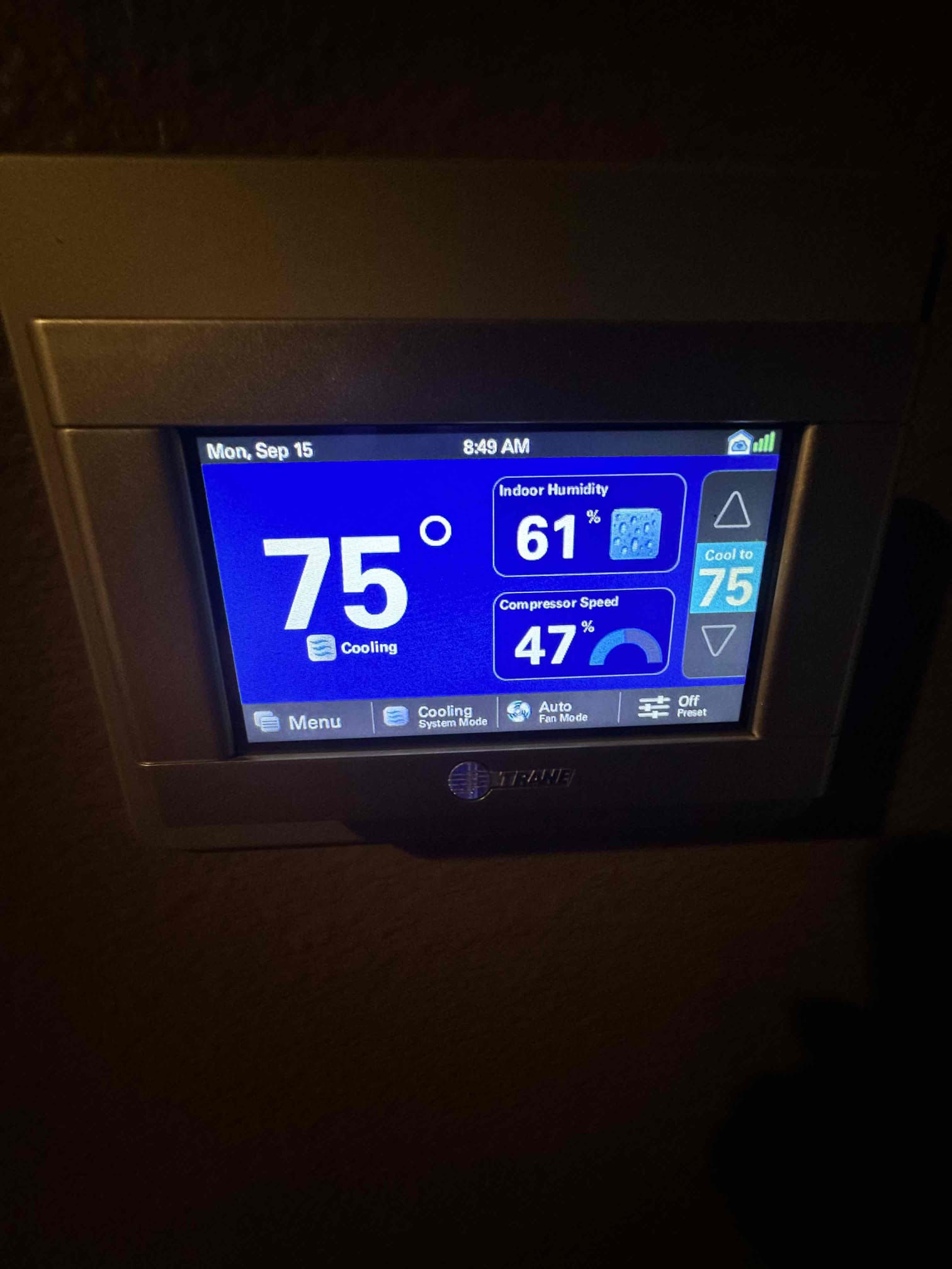 I performed a single system heating maintenance on a 2023 gas system. I checked amps, capacitors, flame sensor, pressure switch, burners, safeties, and cleanliness. The system is performing to manufacture specifications. I proposed 2 recommendations: air scrubber to help keep the system clean and treat the air. A surge protector to help protect the indoor equipment from shorting out from a power fluctuation.  Customer was working and unavailable at the end of the call.