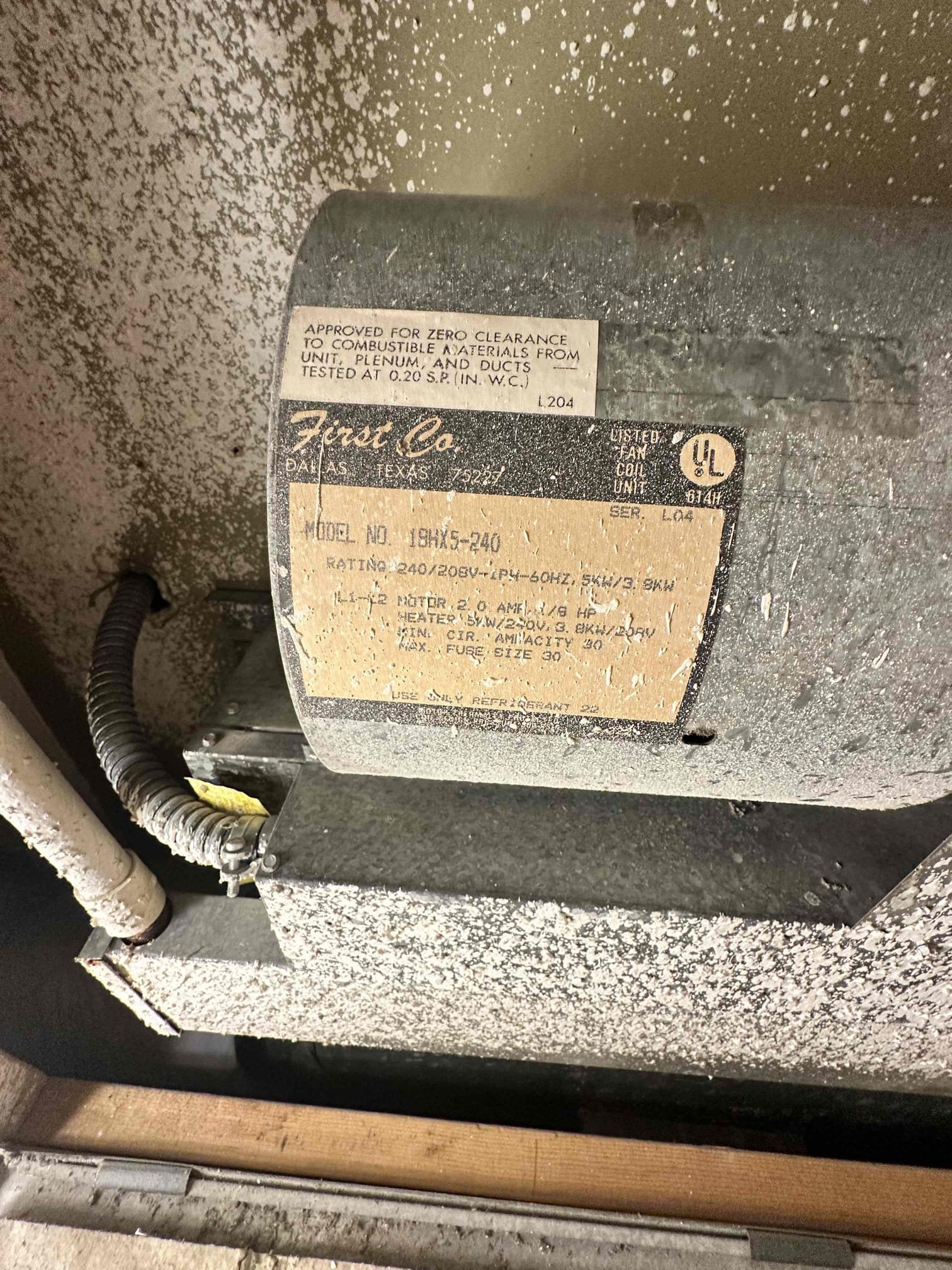 Upon arrival, I found that the system is low on R22. I spoke with the home owner about the issue. I explained that, I no longer carry R22 and can give a price for a new system. The customer explained that they would like to limp it along for a bit longer. I told her to keep us in mind when they are ready for replacement. System is still down. I had to research the equipment but according to my research the outdoor unit is from 1979.