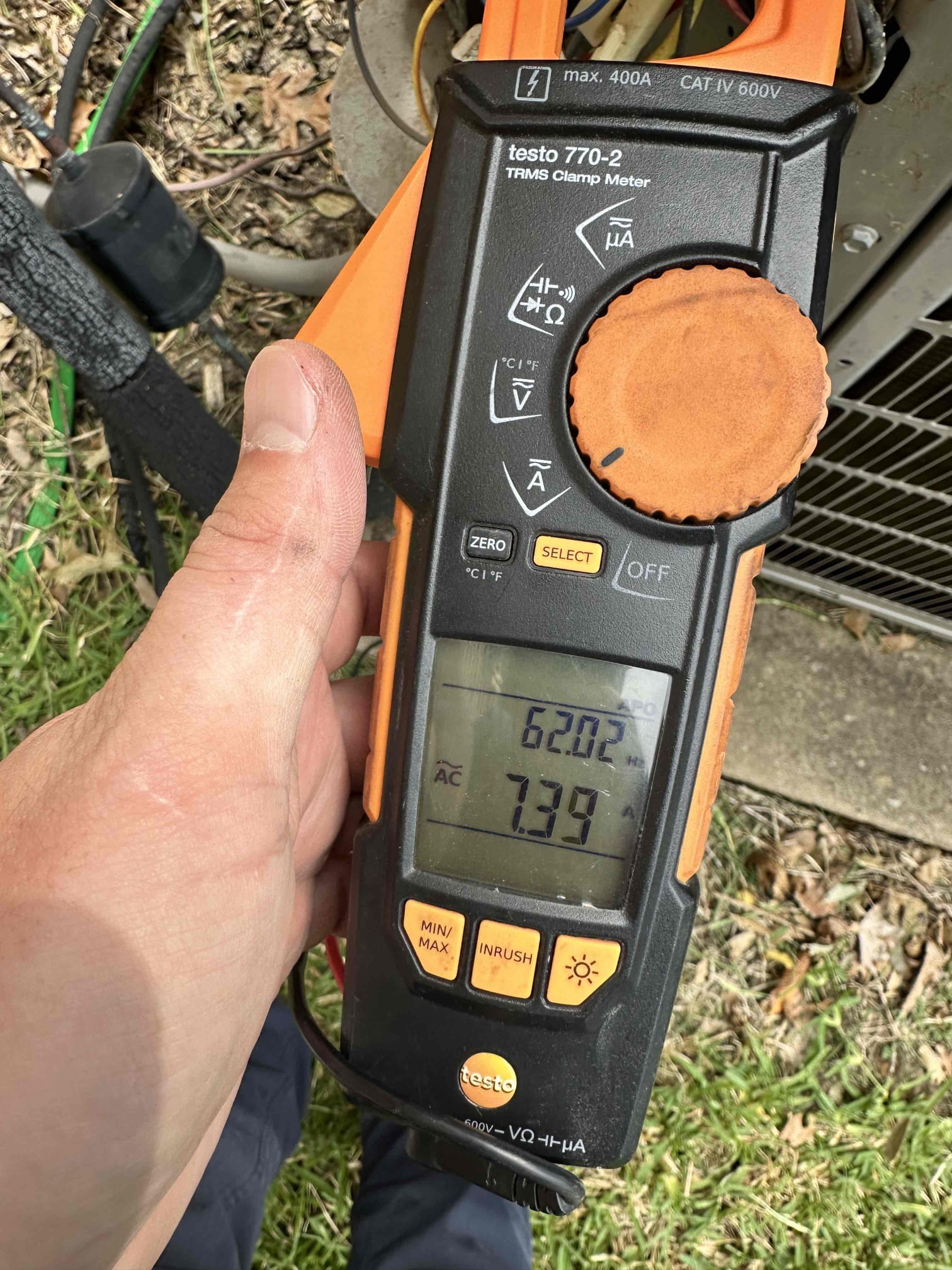 I performed a 2 system cooling maintenance. 
Main house : 2013 heat pump / 2005 airhandler 
Garage : 2001 condenser / 2002 90% propane furnace 

I checked amps, capacitors, filters, electrical, drains, safeties, and cleanliness. 

Main unit: I found that the blower motor has build up on it and recommend removal. The condenser fan motor is beginning to leak oil and will likely fail soon. 
Garage unit: I found that the system is in a very poor state. The system has an active refrigerant leak and is approximately 7 pounds low. The capacitor is compromised and fully rusted out. The condenser fan motor is running extremely hot and fully rusted. The blower motor has build up present. The system currently does not have a water safety switch and does not have a secondary drain.

I provided options for the listed issues/concerns stated above.