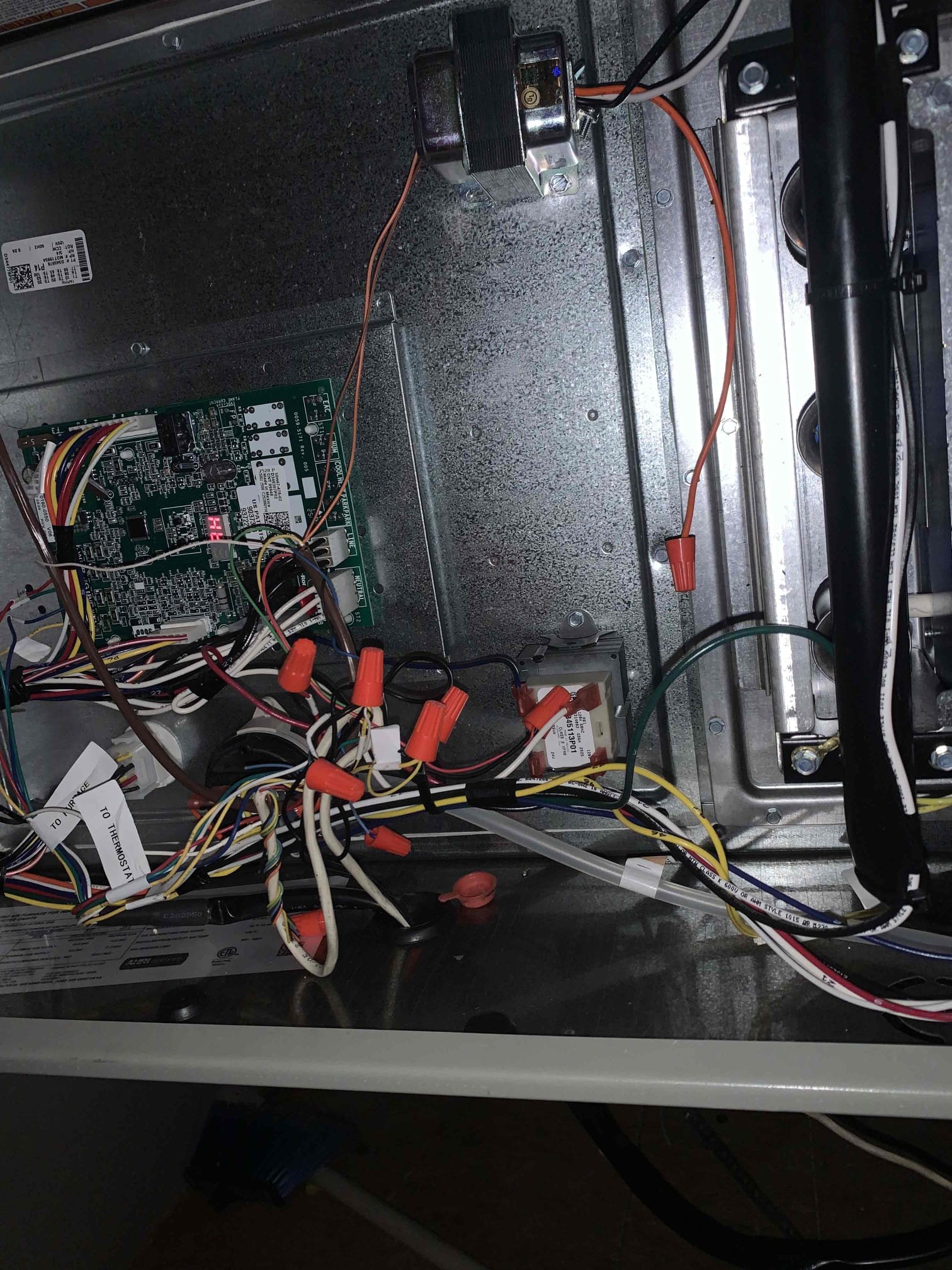  Arrived on site for QC visit on new install. Started inside at t-stat (Honeywell) turned system down to check over unit. System is level all wiring is good no error codes. Getting over 20 degree temp split. Drain line is draining at this time. System is clean. And operating as designed. Outside unit is level all electrical components are good and tight. All components are operating as designed. Pressures were within manufacturer specifications. Unit in good working order upon departure. Thank you for your time.