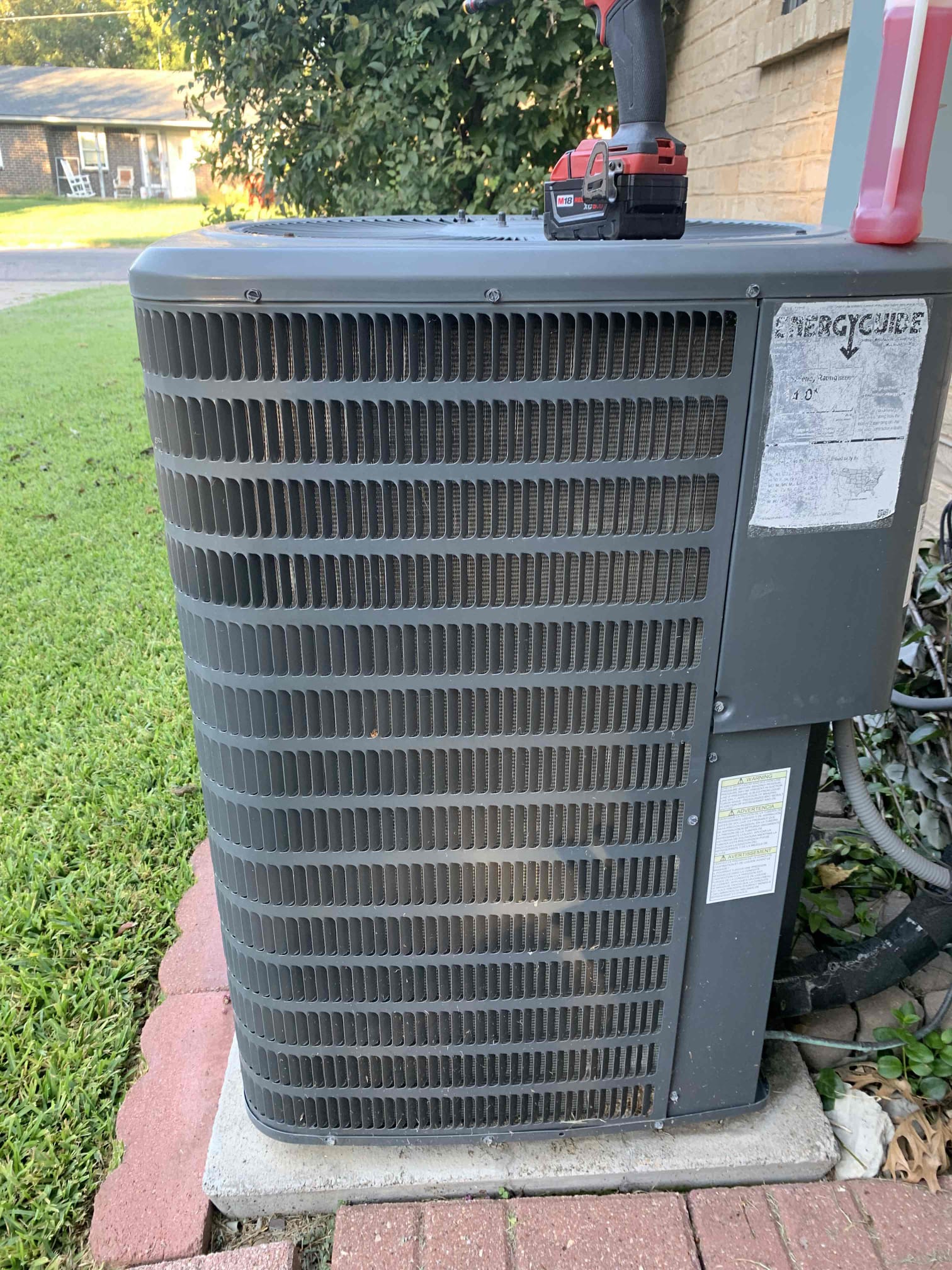 Preformed cooling maintenance on single system. I tested all electrical components on the inside unit. All tested within manufacturer specifications. I treated drain line with tots c. Filter did not need to be changed at this time. Temperature being supplied to the home is at 51 degrees and air being returned to the unit was at 71 degrees. I did notice the blower wheel to have dust/debris build up. I proceeded to the outside unit where I tested all electrical components on the outside unit along wi5 run and start amps of the compressor and fan motors. All tested within manufacturer specifications. Although I did find that the capacitor was testing closer to the lower end of the manufacturer range it is rated for 45/5 and was reading 43.7/45 and 4.9/5. The Contactor was testing on the higher side of its range at 19.2 ohms. Also the compressor is starting on the higher side of its range as well at 50/77. I left estimates for a compressor saver bundle along with a blower wheel cleaning. U Preformed cooling maintenance on single system. I tested all electrical components on the inside unit. All tested within manufacturer specifications. I treated drain line with tots c. Filter did not need to be changed at this time. Temperature being supplied to the home is at 51 degrees and air being returned to the unit was at 71 degrees. I did notice the blower wheel to have dust/debris build up. I proceeded to the outside unit where I tested all electrical components on the outside unit along wi5 run and start amps of the compressor and fan motors. All tested within manufacturer specifications. Although I did find that the capacitor was testing closer to the lower end of the manufacturer range it is rated for 45/5 and was reading 43.7/45 and 4.9/5. The Contactor was testing on the higher side of its range at 19.2 ohms. Also the compressor is starting on the higher side of its range as well at 50/77. I left estimates for a compressor saver bundle along with a blower wheel cleaning. U