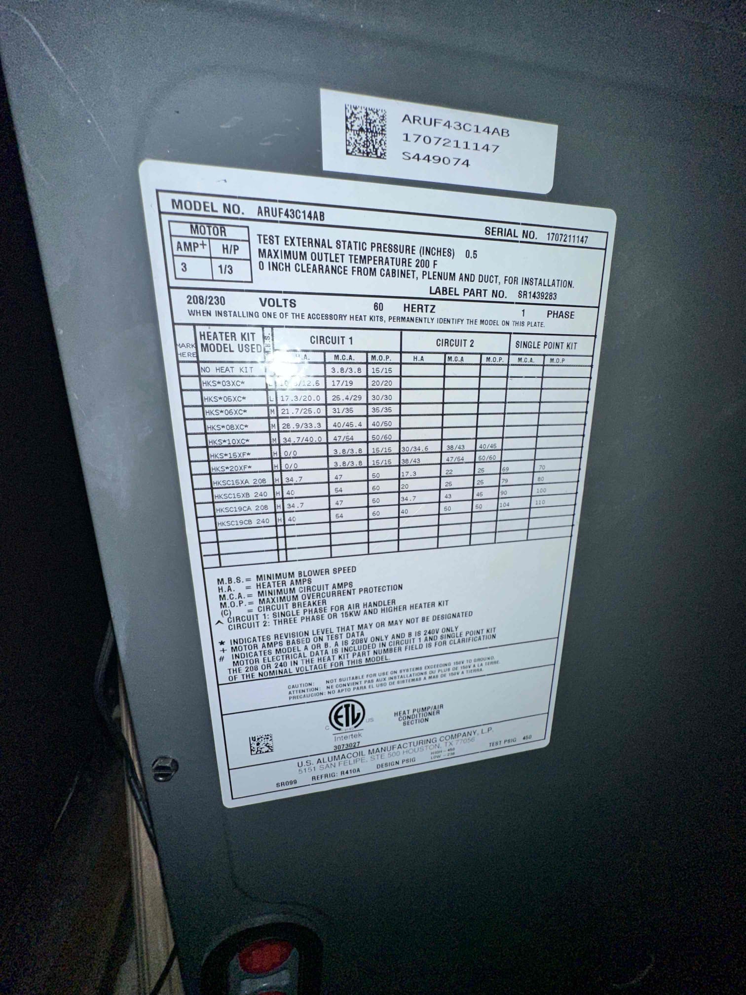 Upon arrival, I found the outdoor unit not coming on and making a humming noise. I quickly turned off the system disconnect. I found the capacitor bloated and dead on herm and fan. I installed a 45/5 capacitor for testing purposes and began checking the system out. I discovered the contactor is heavily burnt, the unit is starting with a high amp load, and the system is low on R410a. The outdoor unit is from 2006. After speaking with the customer, they elected to replace the capacitor and have a comfort advisor come out to go over system replacement options. 
 Comfort advisor scheduled for 9/30 between 10am-12pm. 