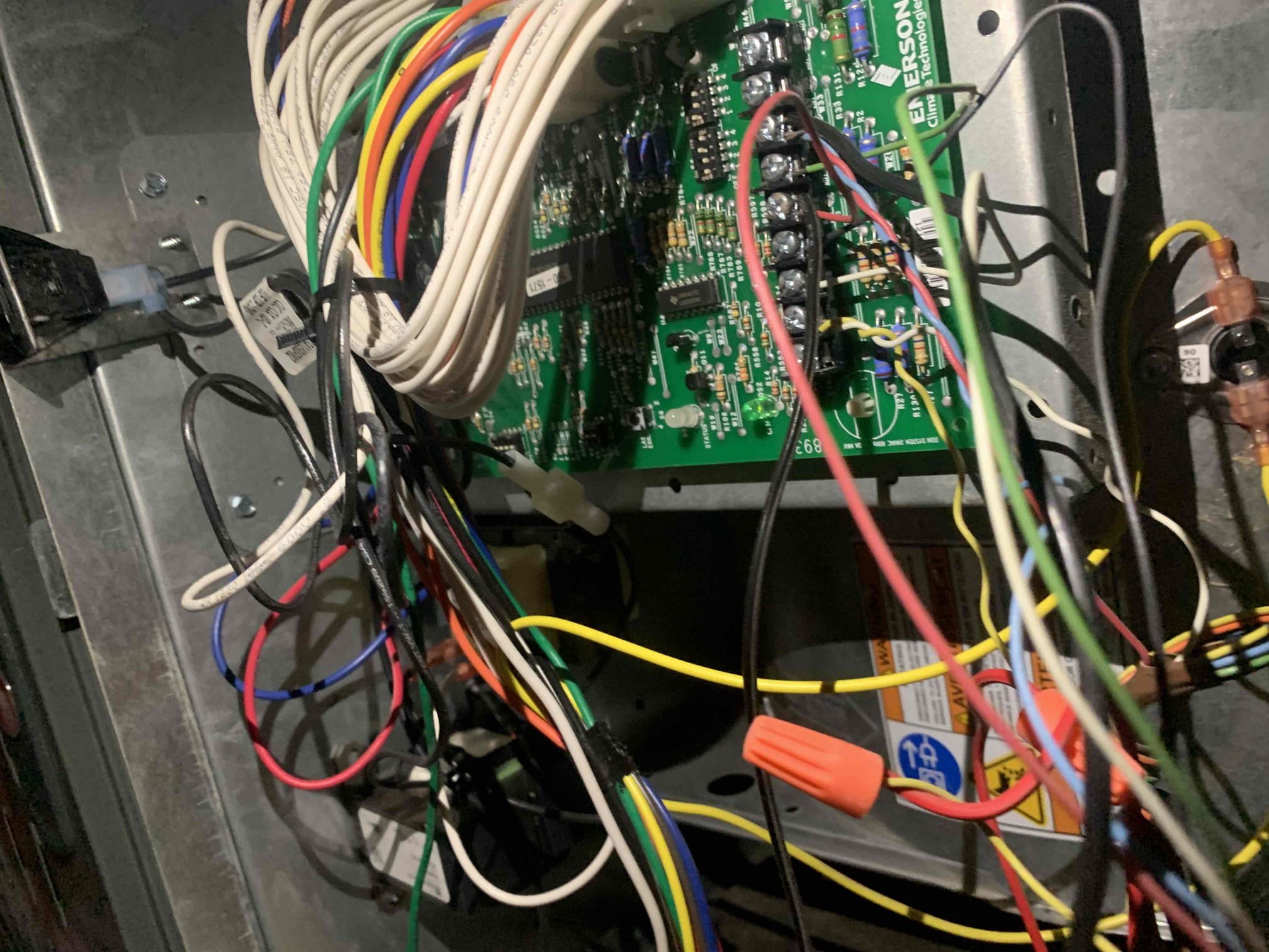 Arrived on site found blower motor not running when calling for cooling. Evap coil was frozen. Tested g and found 24v. 120 measured to blower when calling. Powered unit off and turned it back on again. Blower cam on without issue. Switched unit to heating mode in order to Melt the ice. Unit operated in heating mode without issue for 5 mins. Switched unit to cooling once ice had fully melted. Blower and condenser came on without issue and continued to run for 40+mins. Measured refrigerant pressures and found them to be within manufacturer specifications. Advised homeowner I could not reproduce the issue at this time and the issue could either be with the control board or a power surge issue. Offered surge protector to possibly prevent this from happening again. Homeowner declined at this time. Unit in good working order upon departure.