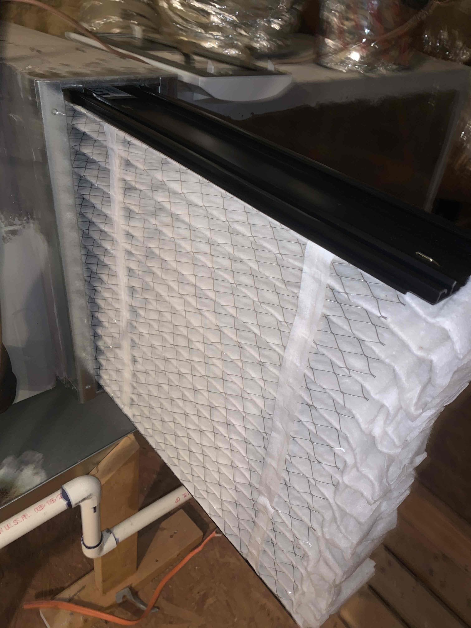 Preformed duct cleaning estimate. Over all cleanliness of the system is good. The system has a UV light already installed inside the unit. But it is mounted very loose and laying on the coil itself. Ducts are dusty, along with the plenum boxes. I left estimates for a level 1 and 2 duct cleaning. I ran air advice to check the quality of the air in the home. Provided estimates for air scrubber. 