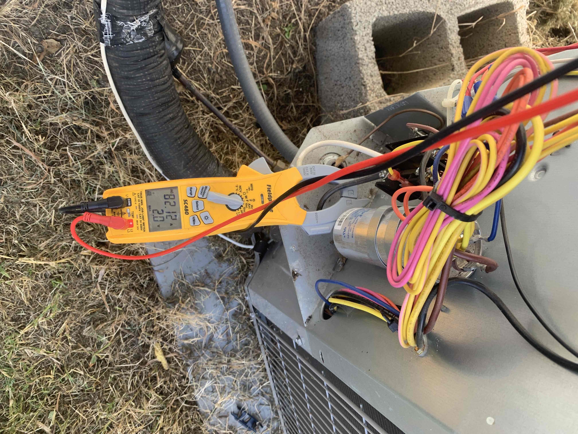 Arrived on site for heating maintenance. Homeowner stated all was well with regards to normal system operation since work was completed in blocking living room vent.
1. Visually inspected condenser coil for debris/ dirty.
2. Inspected condenser fan motor.
3. Inspected condenser fan blades.
4. Inspected/ cleaned wiring connections.
5. Tested compressor/ condenser fan motor capacitor.
6. Checked compressor amp draw.
7. Checked condenser fan motor amp draw.
8. Inspected / replaced return filter.
9. Inspected return plenum for debris/ dirty.
10. Inspected evaporator coil. Clean
11. Inspected blower motor/ blower wheel.
12. Checked blower amp draw.
13. Measured temperature differential from supply to return. 20 degrees measured.
14. Inspected drain lines and treated to prevent blockages 
15. Rinsed condenser unit to promote heat exchange because we noticed a decent amount of dust and debris in the coil.
 Capacitor was testing within range, but is starting to test a bit low. Contactor was te