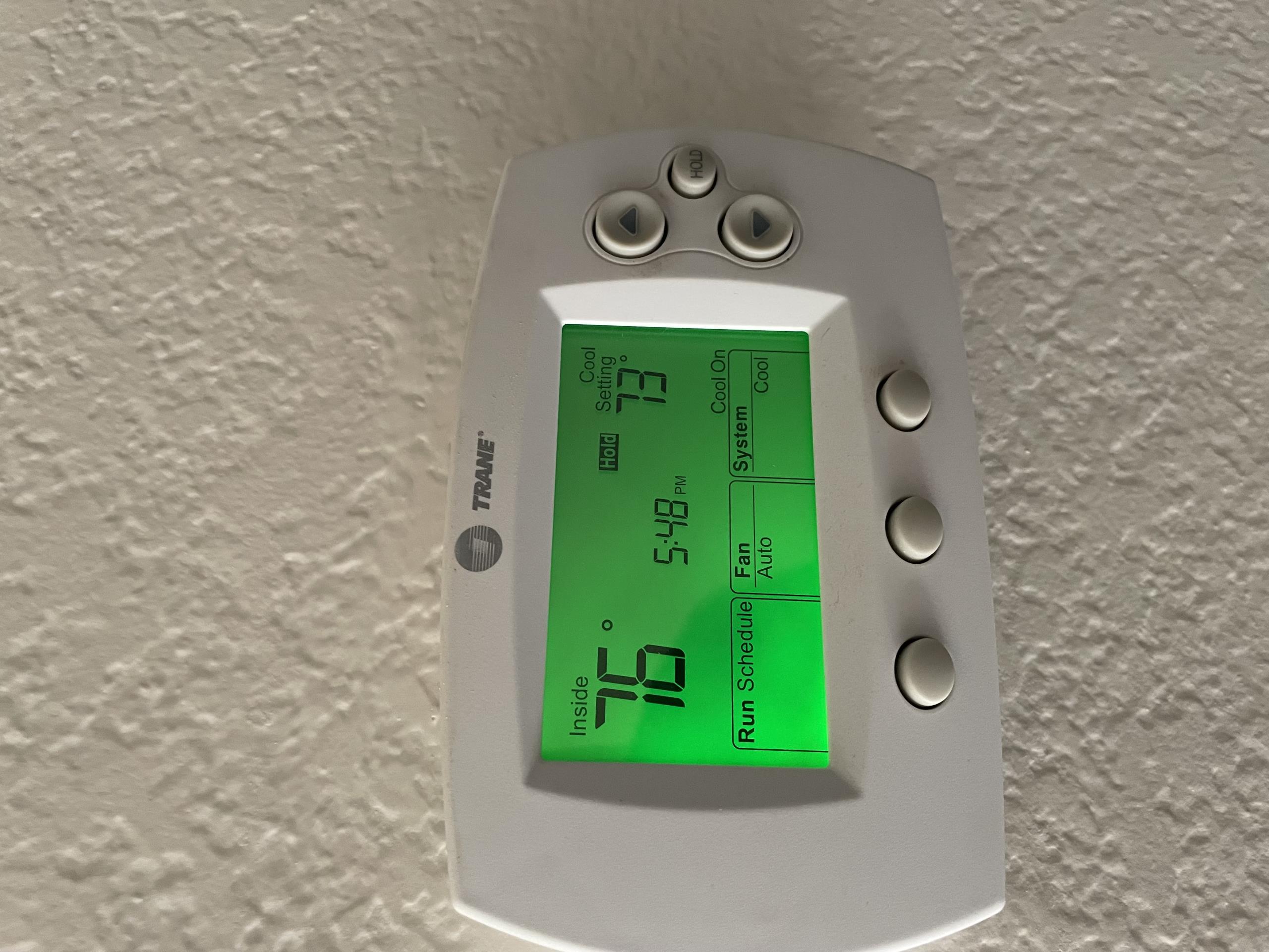 This estimate is to add the Leak sealant first and add additional refrigerant as needed. If the system only requires less than 3 pounds, we will not charge the client for refrigerant not used.
As a reminder there is no warranty nor guarantee on the leak seal or the refrigerant used. This is due to the unknown future demand put onto the equipment. If the equipment needs to work harder, it may stress the components and cause the existing leak to become bigger.
Leak seal can often times last for as long as a year or more, depending on overall usage of the equipment.

Returned to the property to inject the leak sealant and adding additional refrigerant to the system. The system took 2 lbs 13oz just under the estimated 3lbs. After injecting the leak sealant and letting the unit run I discussed with the tenant the importance of replacing the filter regularly and also how to properly set and use the thermostat.
She did provide a filter to be installed today. The unit is cooling properly on de