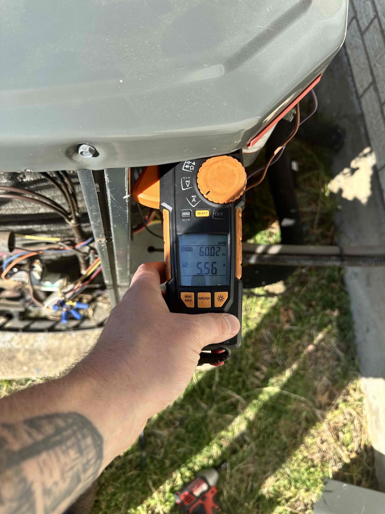 I performed a single system cooling maintenance on a 2019 heat pump. I checked amps, capacitors, electrical, safeties, heat kit, and cleanliness. The system is performing inside of manufacture specifications. I spoke with the home owner about surge protection and the higher than suggested start amps. I presented pricing to install the extra safeties and start assist. 
I noticed the reversing valve wires were burning on the copper. I rerouted them before issue arose.  I performed a single system cooling maintenance on a 2019 heat pump. I checked amps, capacitors, electrical, safeties, heat kit, and cleanliness. The system is performing inside of manufacture specifications. I spoke with the home owner about surge protection and the higher than suggested start amps. I presented pricing to install the extra safeties and start assist. 
I noticed the reversing valve wires were burning on the copper. I rerouted them before issue arose.