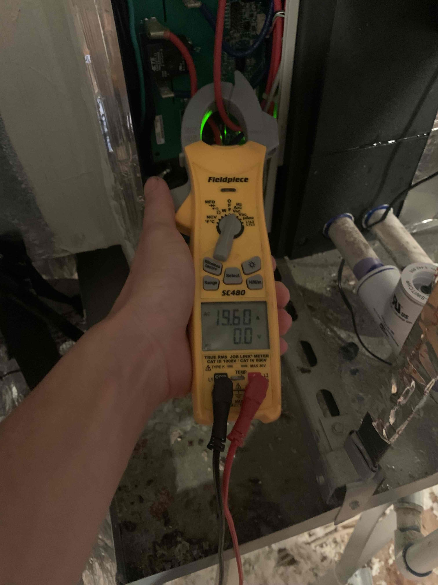 Arrived on site for heating maintenance 
1. Visually inspected condenser coil for debris/ dirty. Very dusty
2. Inspected condenser fan motor.
3. Inspected condenser fan blades.
4. Inspected/ cleaned wiring connections.
5. Tested compressor/ condenser fan motor capacitor.
6. Checked compressor amp draw.
7. Checked condenser fan motor amp draw.
8. Inspected / replaced return filter. Homeowner replaced filter recently
9. Inspected return plenum for debris/ dirty. Decently dirty
10. Inspected evaporator coil.
11. Inspected blower motor/ blower wheel.
12. Checked blower amp draw.
13. Measured temperature differential from supply to return. 20 degrees measured.
14. Inspected drain lines and treated to prevent blockages 
15. Rinsed condenser unit to promote heat exchange
16. Replaced and dated filters

Found UV light bulb burned out. Discussed duct cleaning and replacing uv bulb to keep system keep and prolong life of the system. Homeowner declined at this time, but would like to discuss the 