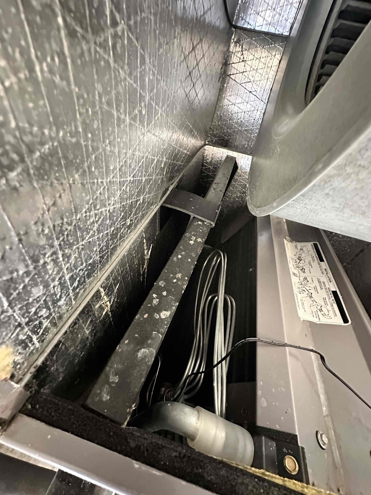 I performed a single system heating maintenance on a 2021 heat pump. I checked amps, heat kit, capacitor, electrical components, filter, cleanliness, air quality, and safeties. The system is performing in manufacture specifications. During my thorough evaluation, some potential issues stood out to me. These include: electrical, safeties, and cleanliness.
While evaluating the indoor, I noticed some growth forming inside of the indoor unit. If left unattended to, it will become harder to contain. In a past visit, the customer and I had a discussion about air flow. I revisited options to address these concerns. The air quality check showed signs of high particles and chemicals and can cause uncomfortable conditions inside the home. The capacitor on the outdoor unit is reading at the minimum it can to remain inside of manufacture specifications. The units are not currently protected with surge protectors. I presented options to address these noticed concerns at the time of service. I performed a single system heating maintenance on a 2021 heat pump. I checked amps, heat kit, capacitor, electrical components, filter, cleanliness, air quality, and safeties. The system is performing in manufacture specifications. During my thorough evaluation, some potential issues stood out to me. These include: electrical, safeties, and cleanliness.
While evaluating the indoor, I noticed some growth forming inside of the indoor unit. If left unattended to, it will become harder to contain. In a past visit, the customer and I had a discussion about air flow. I revisited options to address these concerns. The air quality check showed signs of high particles and chemicals and can cause uncomfortable conditions inside the home. The capacitor on the outdoor unit is reading at the minimum it can to remain inside of manufacture specifications. The units are not currently protected with surge protectors. I presented options to address these noticed concerns at the time of service.