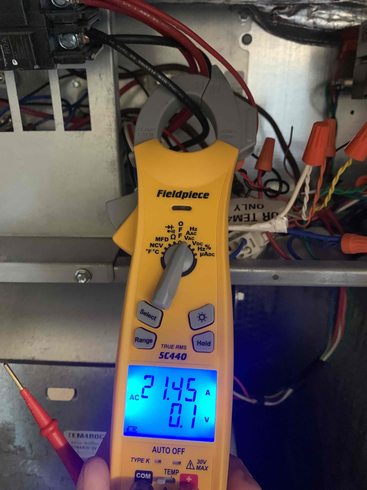 Preformed heat maintenance. We tested all electrical components on the air handler. We noticed the heat strips were not coming on. Upon further inspection we noticed the heat kit was missing two wires. We wired them to the heat kit correctly and now all electrical components were testing within manufacturer specifications. We proceeded outside to check the outside unit compressor and fan start amps and electrical components. All tested within manufacturer specifications. Unit was cooling upon departure.