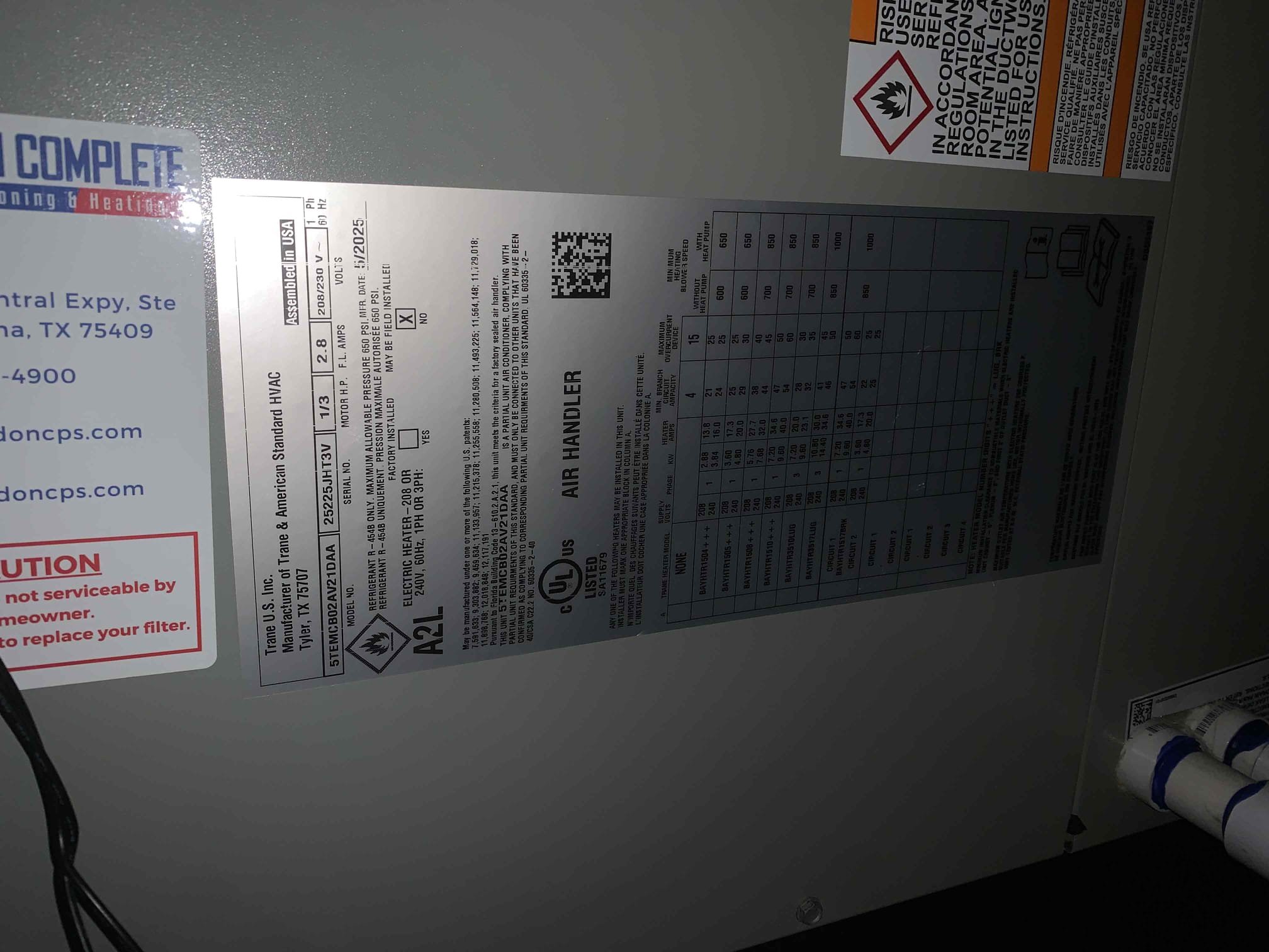 Arrived on site for heating maintenance. Homeowner stated all was well with regards to normal unit operation. However, one kitchen vent was starting to show signs of bacterial growth and another upstairs was showing some signs of water stains around the return at the top of the stairs. I thoroughly inspected around the return grill and found no water only slight signs of water stains on some of the rafters and a box in the attic. Flushed drain line to ensure there were no leaks and I did not find any this leads me to believe the water was not coming from the hvac system and likely coming from the roof. As for the other kitchen vent it was found to not be sealed from attic air and the duct was larger (9”)and a shorter run than all of the other ducts coming off of the supply side of the unit. I sealed around the duct and used panduit straps to restrict the airflow for the time being. Also found closed vent in the kitchen. Opened this vent to reduce airflow to the kitchen vent. Discussed 