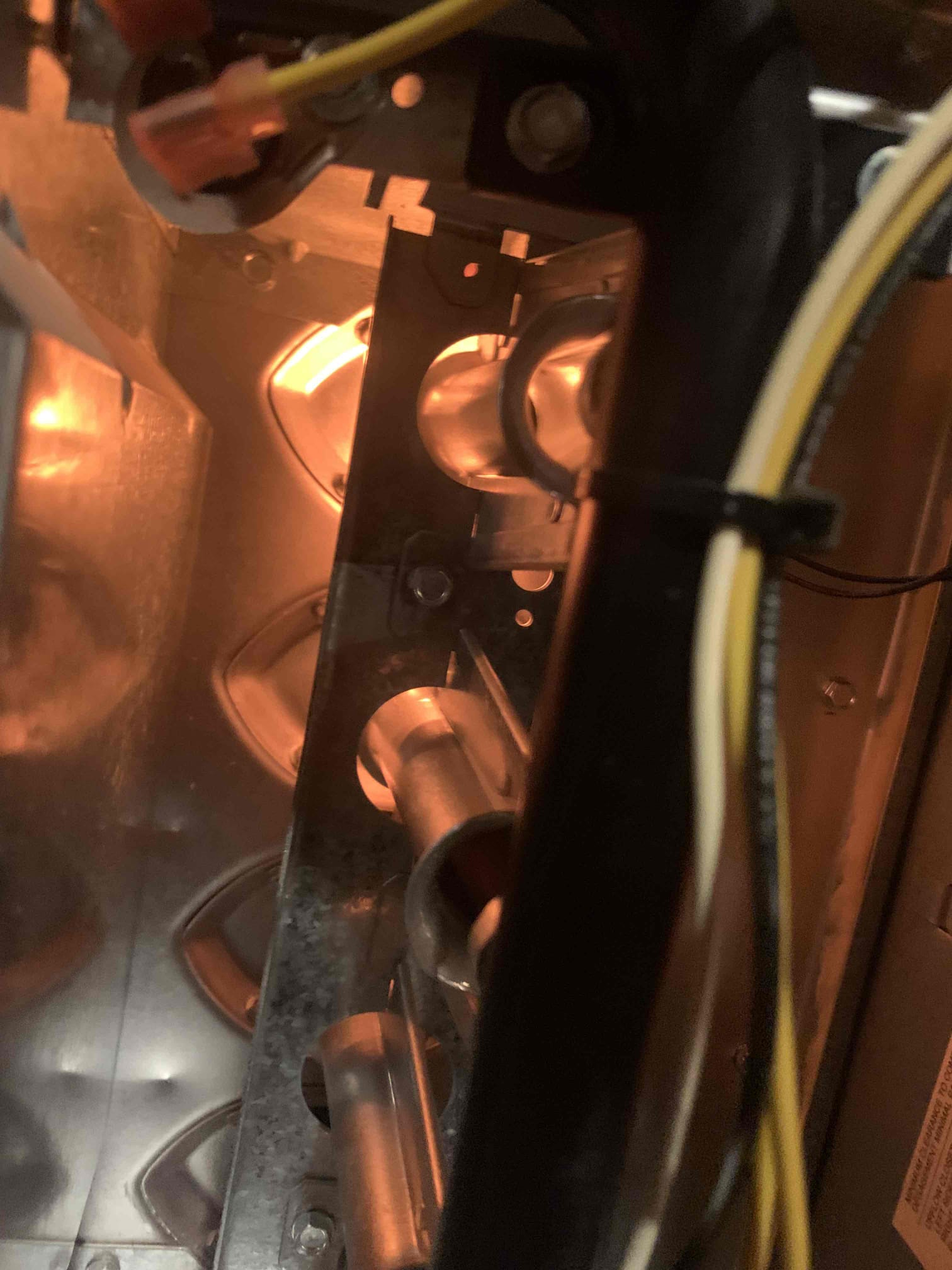 Arrived on site for heating maintenance on 2017 Trane furnace. Homeowner stated all was well with normal system operation. Tested pressure switch and cleaned ports of sediment. Tested and cleaned flame sensor. Also tested inducer motor and found it to be within manufacturer specs. Replaced return filter and inspected blower wheel and motor. Noted there was no sediment trap on the gas line. Upon inspecting the outdoor unit I found a dead rat in the top of the compartment. I removed the rodent and inspected all the visible wires and found no issues. I then tested the capacitor and contactor and found them both to be testing close to manufacturer limits. The capacitor more so on the fan side 6.9/7.5 coupled with the age of the capacitor does worry me for the continued functionality of the unit. Discussed options for addressing the capacitor and the sediment trap with the homeowner. Homeowner elected to install the sediment trap and wait on the capacitor until spring. Performed installatio