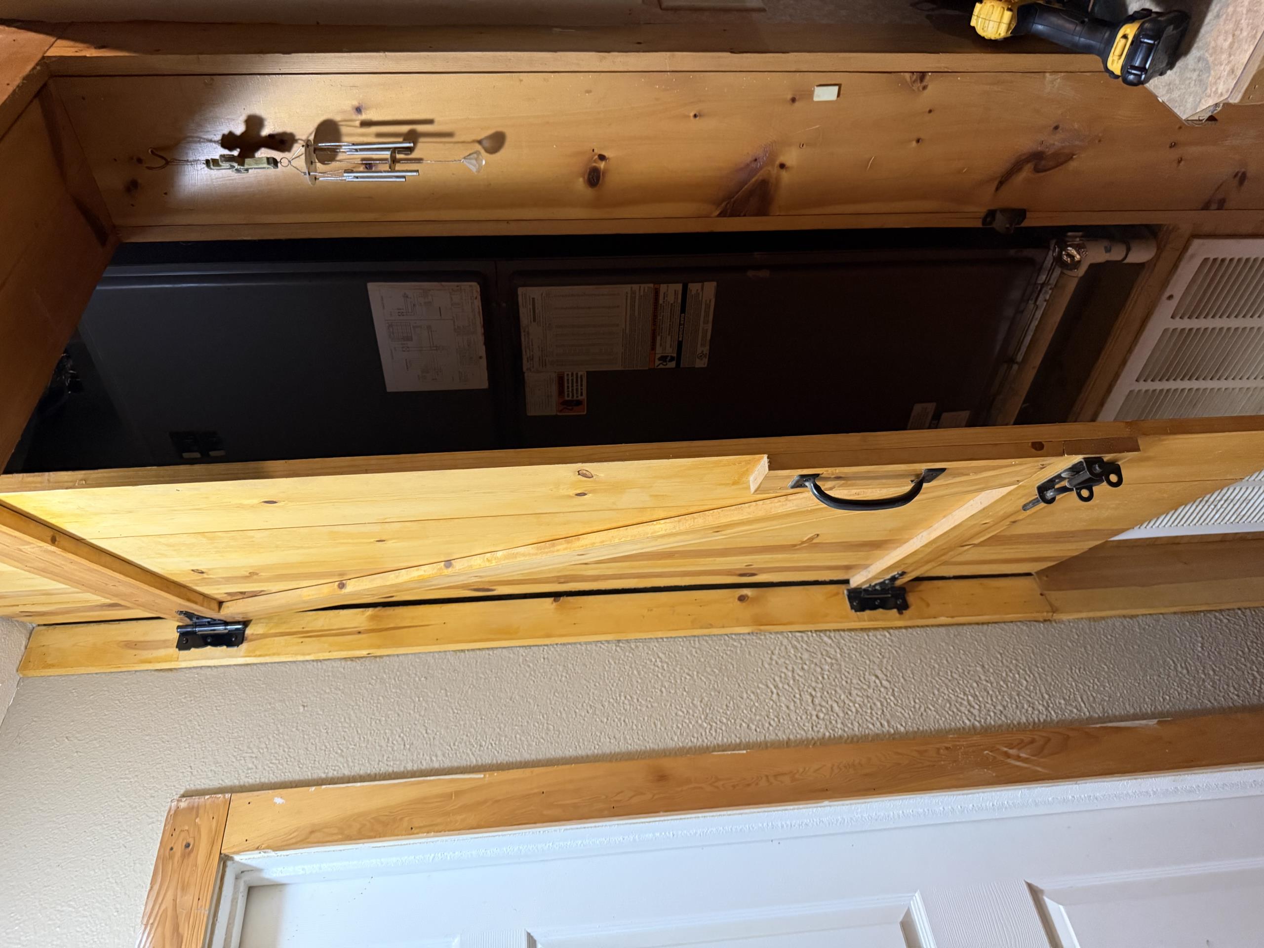 Unit needed to slide back an inch. The unit is not secured to the filter base. This could not be determined at the time of the cleaning due to the door being removed when service was provided.