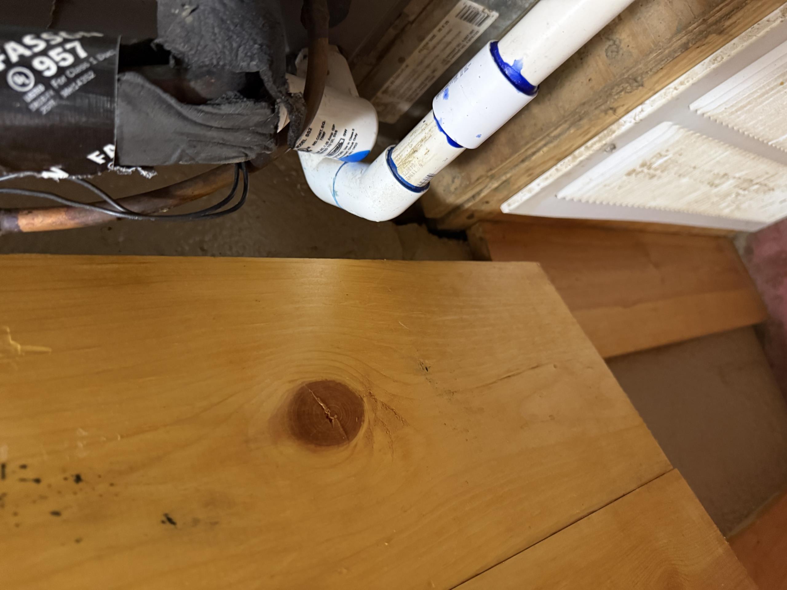 Unit needed to slide back an inch. The unit is not secured to the filter base. This could not be determined at the time of the cleaning due to the door being removed when service was provided.