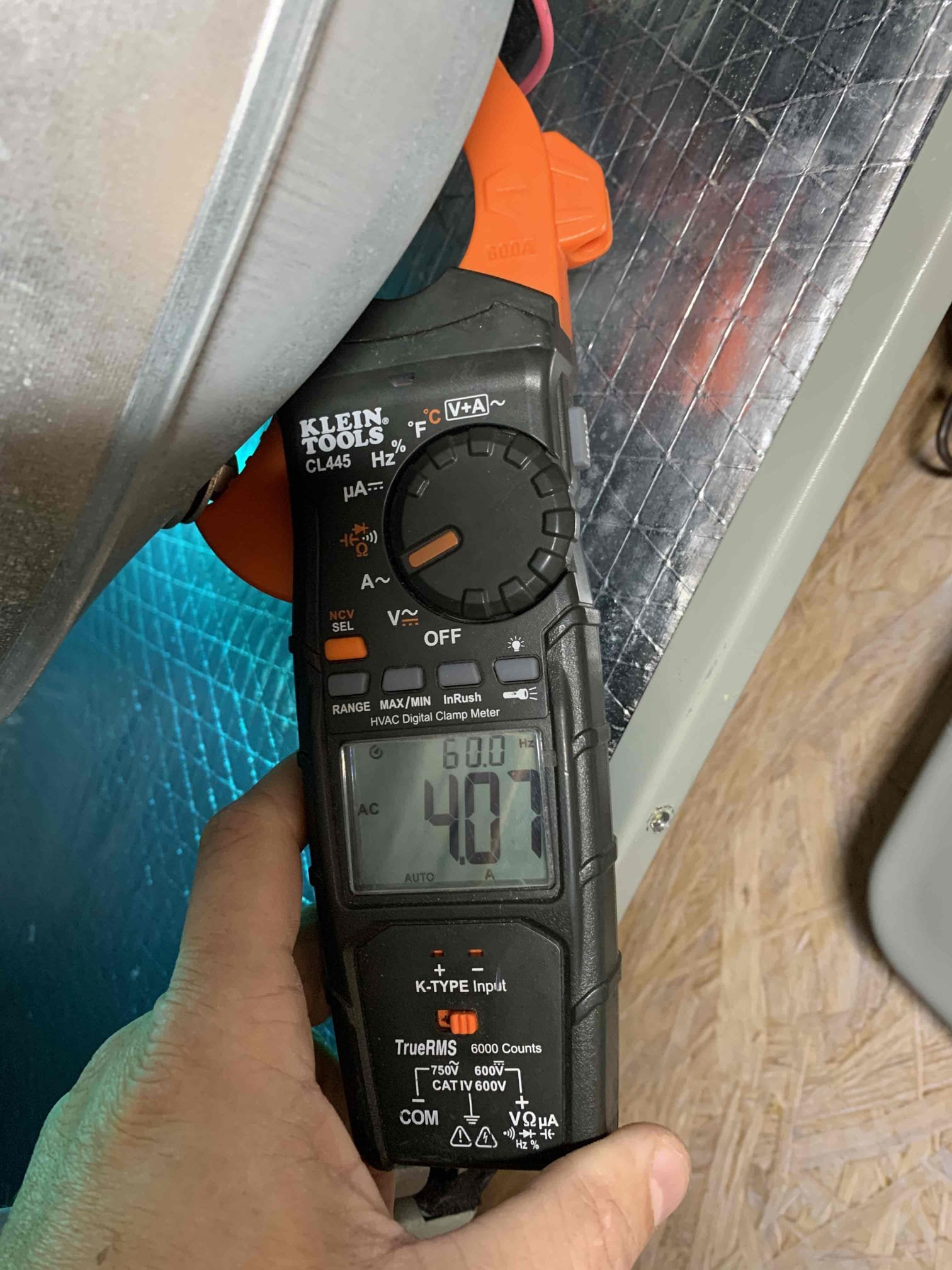 Preformed single system heat maintenance on a straight electric air handler. I tested all electrical components. I found one of the heat strips on the heat kit to be low testing at 15 amps. The other legs were testing at 20amps which was within manufacturer specifications range. Temperature being supplied to the home for heating was at 103 degrees with a return of 74 degrees. Client did not have a filter to be changed at this time. I also noticed the unit did not have surge protection on either the inside unit or outside unit. Unit was heating upon departure. Preformed single system heat maintenance on a straight electric air handler. I tested all electrical components. I found one of the heat strips on the heat kit to be low testing at 15 amps. The other legs were testing at 20amps which was within manufacturer specifications range. Temperature being supplied to the home for heating was at 103 degrees with a return of 74 degrees. Client did not have a filter to be changed at this time. I also noticed the unit did not have surge protection on either the inside unit or outside unit. Unit was heating upon departure.