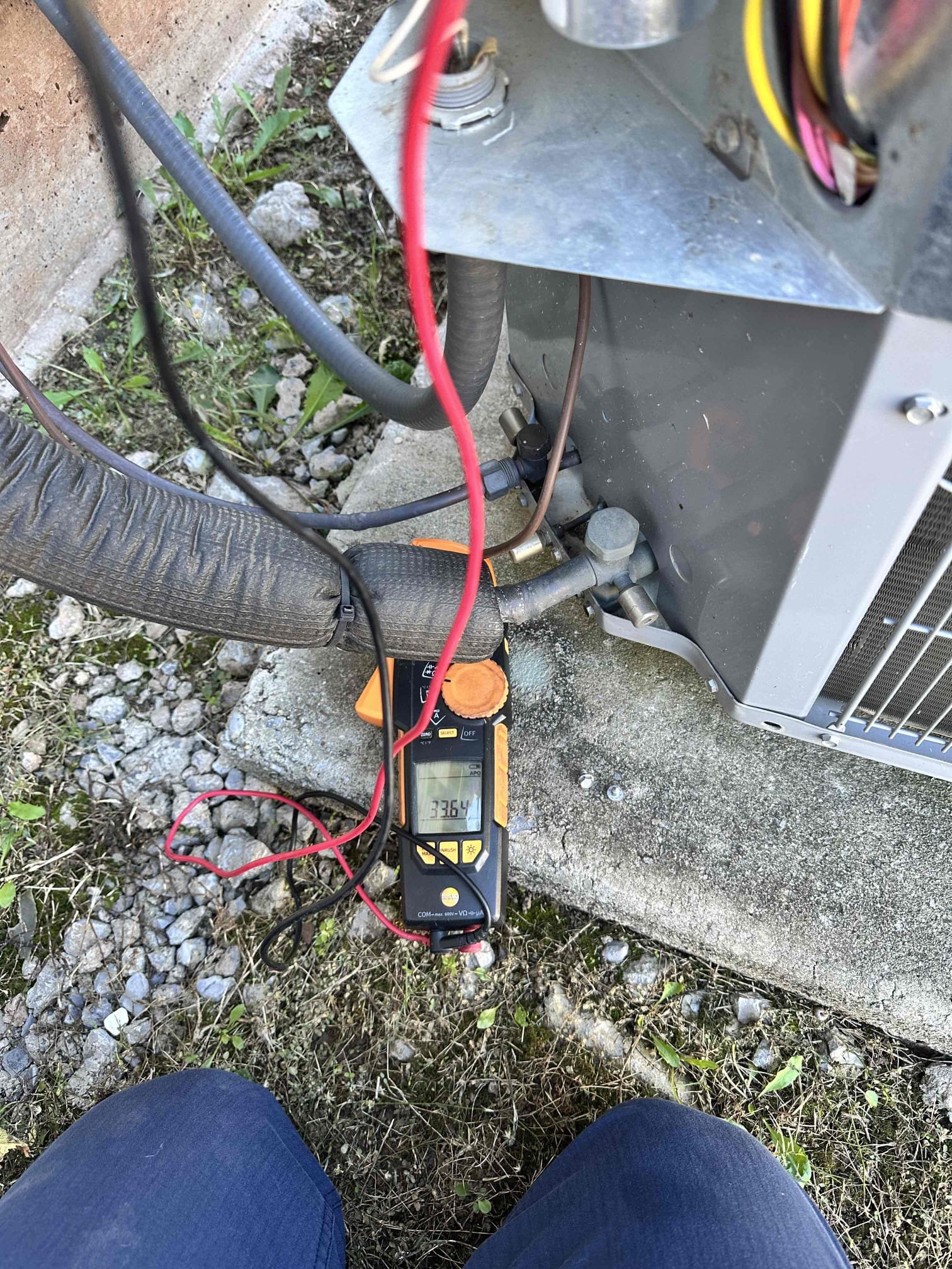 I performed a single heating maintenance on a 2018 heat pump system.
I checked amps, capacitor, filter, drains, electrical, cleanliness, and rinsed the outdoor unit. During my thorough evaluation, I notice the system has growth on the blower wheel, he evaporator coil has build up in the fins, the ducts has a noticeable amount of dust present, and the outdoor unit is not safe form lightning strikes/power surges, duct to the office area is a 4”. I presented options to address the issues that were noticed. Customer would like time to discuss with significant other. I emailed all options and included an additional one that gave the biggest discount possible.   I performed a single heating maintenance on a 2018 heat pump system.
I checked amps, capacitor, filter, drains, electrical, cleanliness, and rinsed the outdoor unit. During my thorough evaluation, I notice the system has growth on the blower wheel, he evaporator coil has build up in the fins, the ducts has a noticeable amount of dust present, and the outdoor unit is not safe form lightning strikes/power surges, duct to the office area is a 4”. I presented options to address the issues that were noticed. Customer would like time to discuss with significant other. I emailed all options and included an additional one that gave the biggest discount possible.