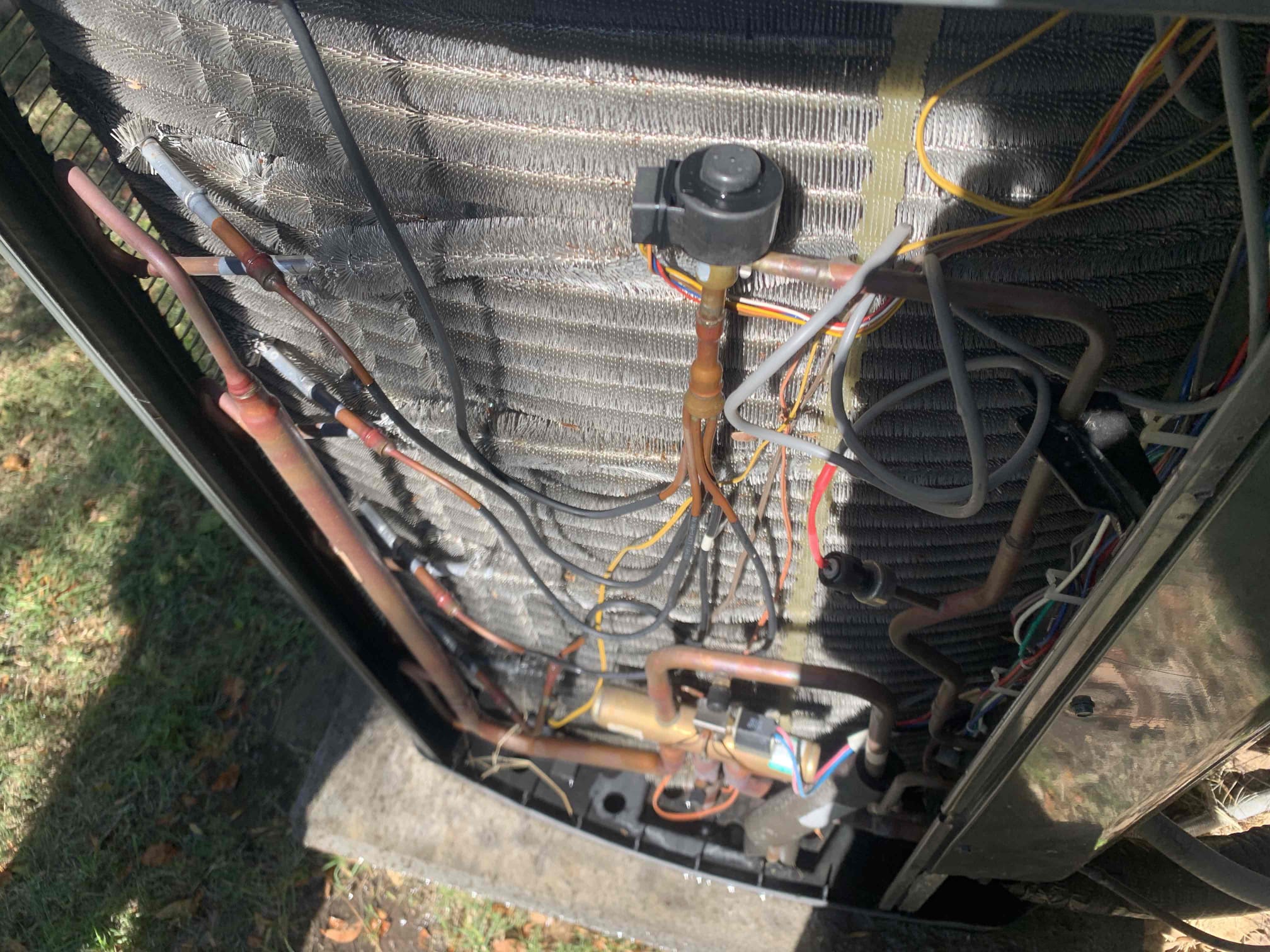 1. Visually inspected condenser coil for debris/ dirty.
2. Inspected condenser fan motor.
3. Inspected condenser fan blades.
4. Inspected/ cleaned wiring connections.
5. Tested compressor/ condenser fan motor capacitor.
6. Checked compressor amp draw.
7. Checked condenser fan motor amp draw.
8. Inspected / replaced return filter.
9. Inspected return plenum for debris/ dirty.
10. Inspected evaporator coil.
11. Inspected blower motor/ blower wheel.
12. Checked blower amp draw.
13. Measured temperature differential from supply to return. 20 degrees measured.
14. Inspected drain lines and treated to prevent blockages 
15. Rinsed condenser unit to promote heat exchange
16. Inspected heat strips for functionality
Found loose wire to heat strips made sure to secure this wire and tested heat strips and found no issues. Air quality is superb. Unit in good working order upon departure. 1. Visually inspected condenser coil for debris/ dirty.
2. Inspected condenser fan motor.
3. Inspected condenser fan blades.
4. Inspected/ cleaned wiring connections.
5. Tested compressor/ condenser fan motor capacitor.
6. Checked compressor amp draw.
7. Checked condenser fan motor amp draw.
8. Inspected / replaced return filter.
9. Inspected return plenum for debris/ dirty.
10. Inspected evaporator coil.
11. Inspected blower motor/ blower wheel.
12. Checked blower amp draw.
13. Measured temperature differential from supply to return. 20 degrees measured.
14. Inspected drain lines and treated to prevent blockages 
15. Rinsed condenser unit to promote heat exchange
16. Inspected heat strips for functionality
Found loose wire to heat strips made sure to secure this wire and tested heat strips and found no issues. Air quality is superb. Unit in good working order upon departure.