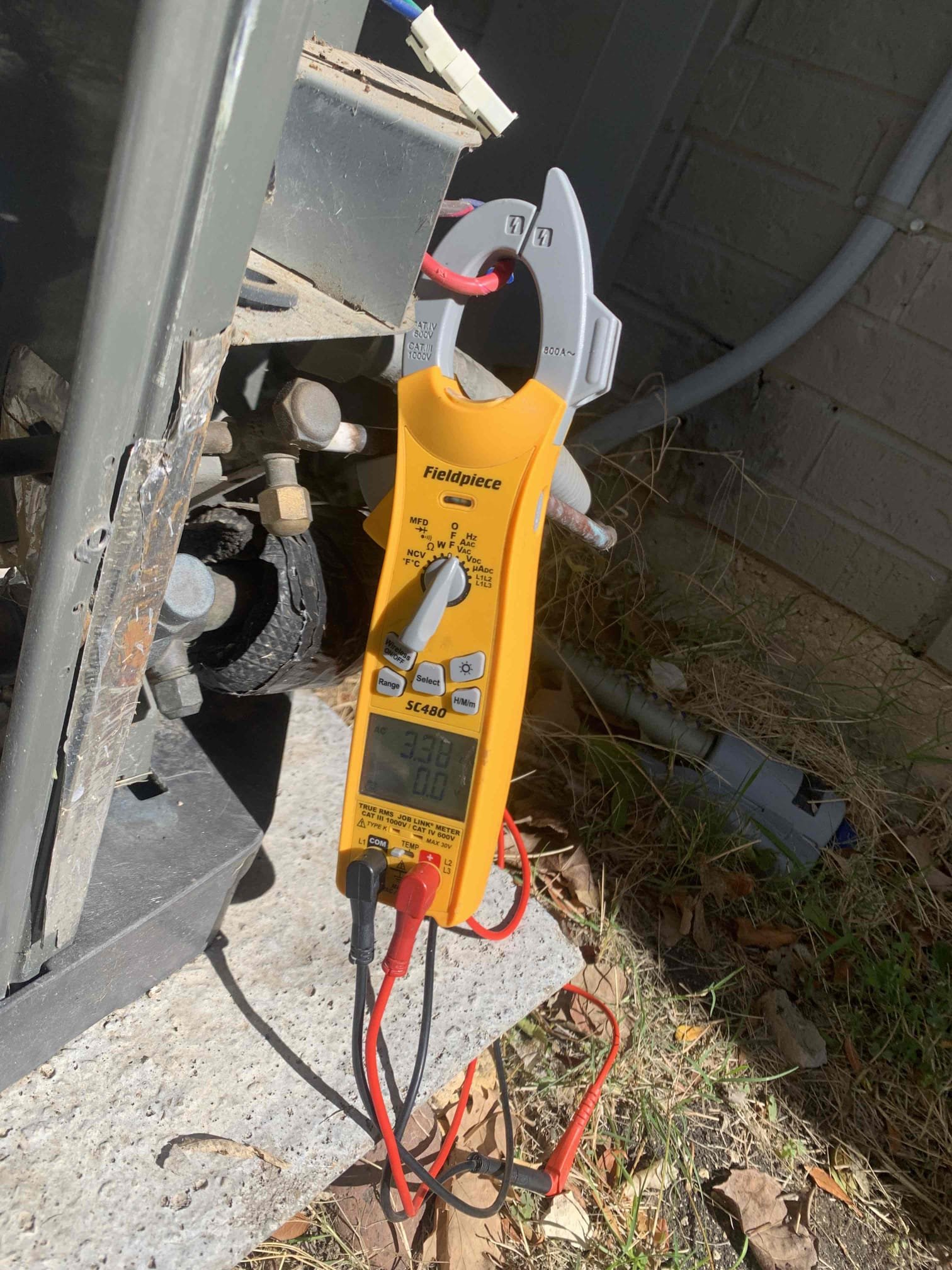 1. Visually inspected condenser coil for debris/ dirty.
2. Inspected condenser fan motor.
3. Inspected condenser fan blades.
4. Inspected/ cleaned wiring connections.
5. Tested compressor/ condenser fan motor capacitor.
6. Checked compressor amp draw.
7. Checked condenser fan motor amp draw.
8. Inspected / replaced return filter.
9. Inspected return plenum for debris/ dirty.
10. Inspected evaporator coil.
11. Inspected blower motor/ blower wheel.
12. Checked blower amp draw.
13. Measured temperature differential from supply to return. 20 degrees measured.
14. Inspected drain lines and treated to prevent blockages 
15. Rinsed condenser unit to promote heat exchange
16. Inspected heat strips for functionality
Found loose wire to heat strips made sure to secure this wire and tested heat strips and found no issues. Air quality is superb. Unit in good working order upon departure. 1. Visually inspected condenser coil for debris/ dirty.
2. Inspected condenser fan motor.
3. Inspected condenser fan blades.
4. Inspected/ cleaned wiring connections.
5. Tested compressor/ condenser fan motor capacitor.
6. Checked compressor amp draw.
7. Checked condenser fan motor amp draw.
8. Inspected / replaced return filter.
9. Inspected return plenum for debris/ dirty.
10. Inspected evaporator coil.
11. Inspected blower motor/ blower wheel.
12. Checked blower amp draw.
13. Measured temperature differential from supply to return. 20 degrees measured.
14. Inspected drain lines and treated to prevent blockages 
15. Rinsed condenser unit to promote heat exchange
16. Inspected heat strips for functionality
Found loose wire to heat strips made sure to secure this wire and tested heat strips and found no issues. Air quality is superb. Unit in good working order upon departure.