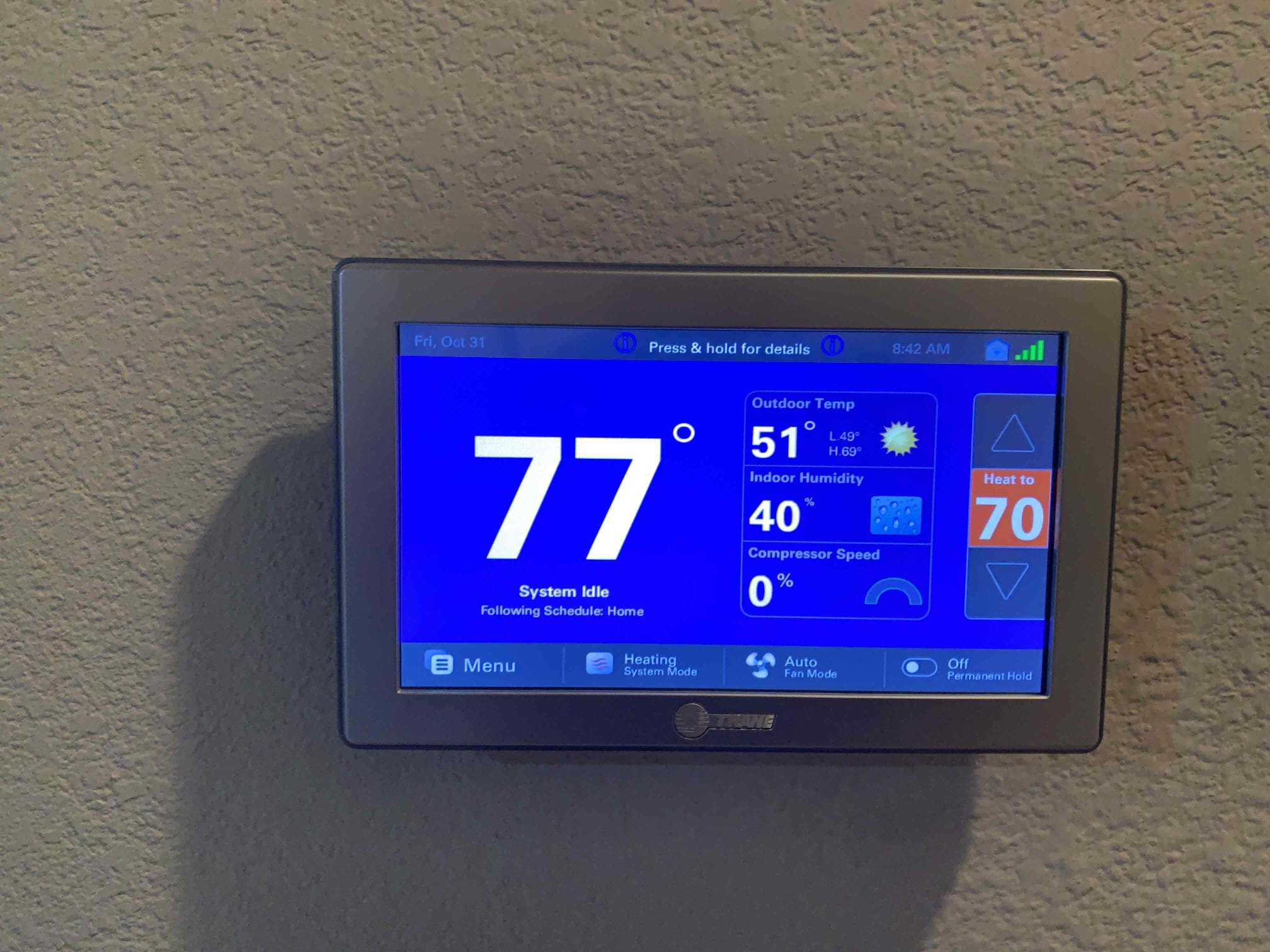 Dryer Vent Cleaning, showed client before and after pictures of work done.

Preformed single system heating maintenance on a 2021 heat pump. I tested all safeties and electrical components on the inside unit. All tested within manufacturer specifications. I tested temperature split home was being supplied with 110 degrees and return of 71 degrees. I left estimates for a chemical wash of the out door unit since we only rinsed it with water today. Unit was heating upon departure. 